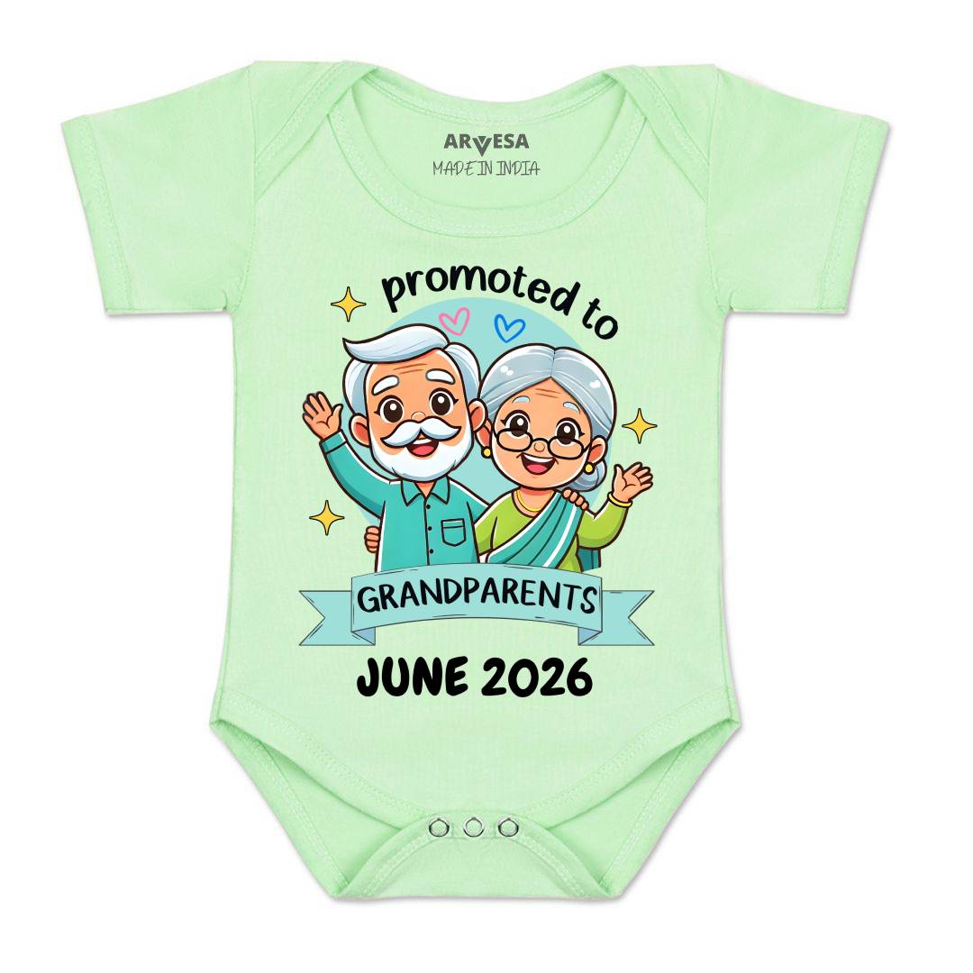 Arvesa Promoted To Grandparents Baby Boy & Girl Dress