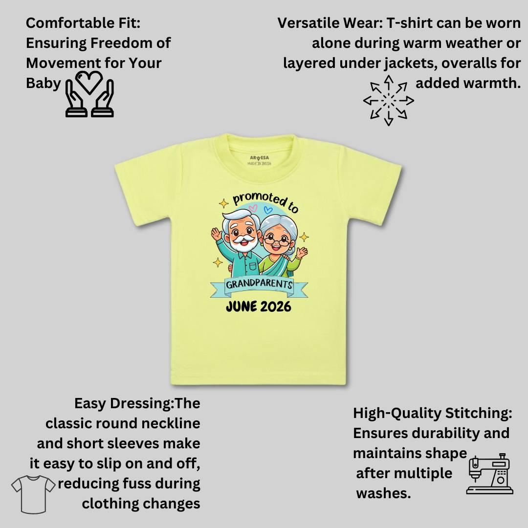Arvesa Promoted To Grandparents Baby Boy & Girl Dress