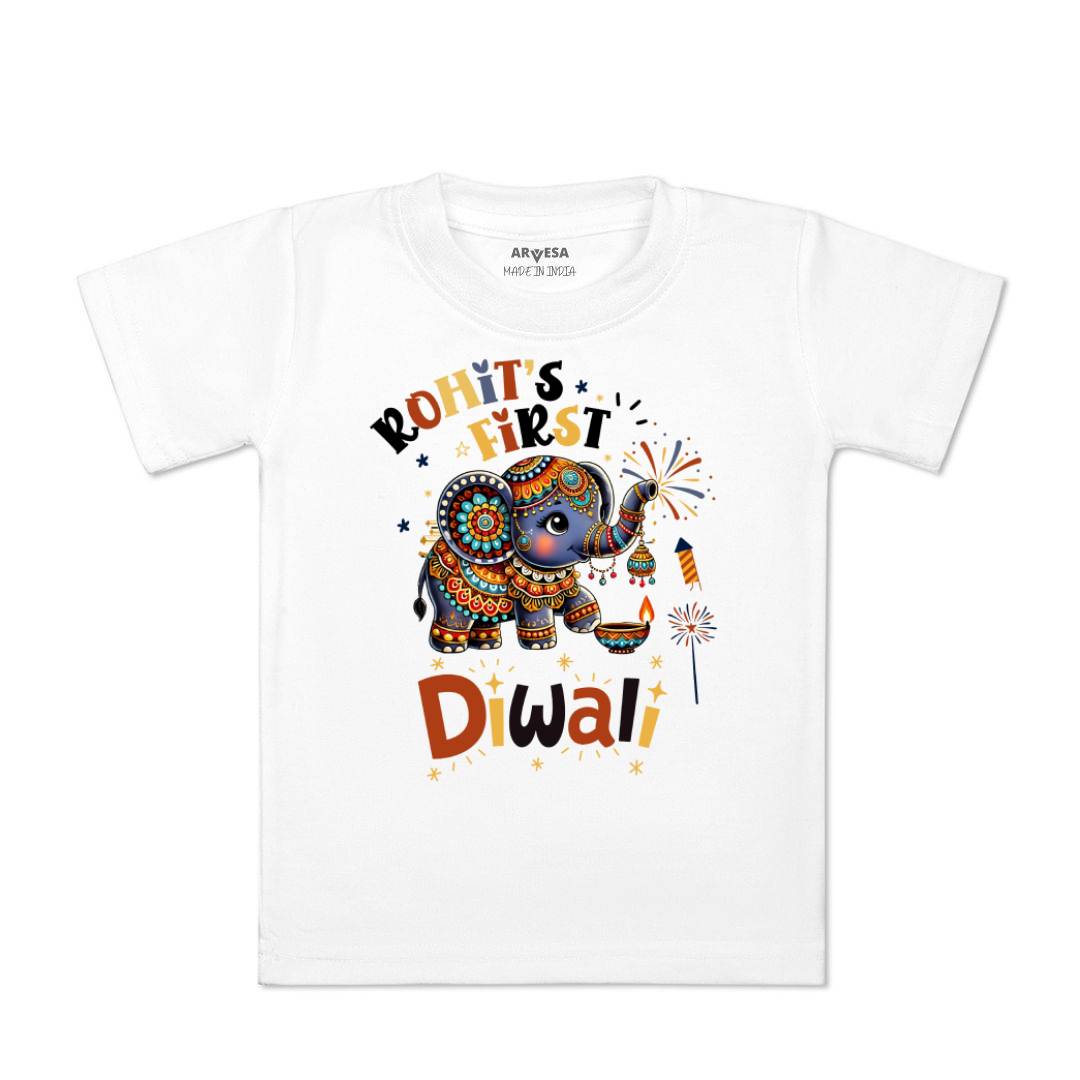 Arvesa My First Diwali  Baby Boy & Girl Dress