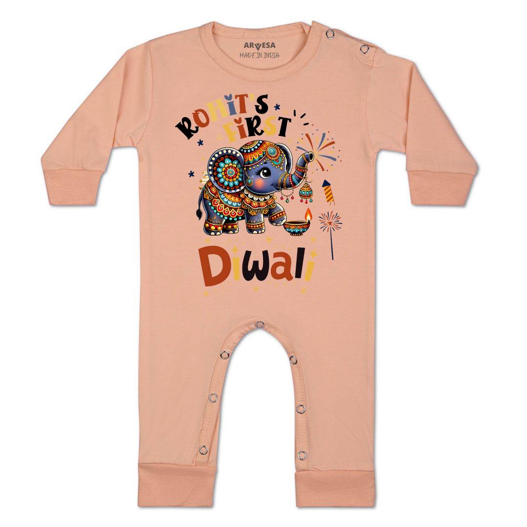 Arvesa My First Diwali  Baby Boy & Girl Dress
