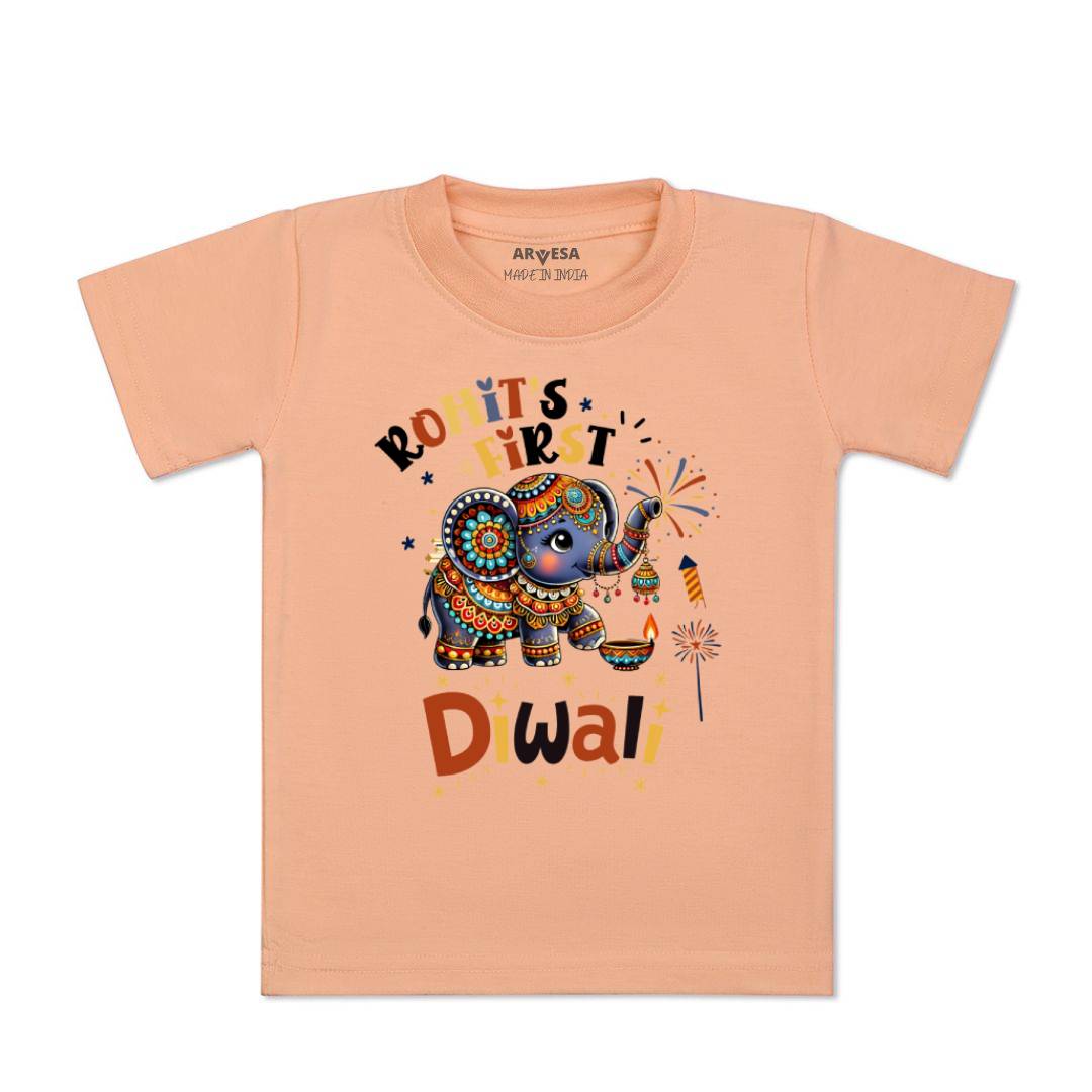 Arvesa My First Diwali  Baby Boy & Girl Dress
