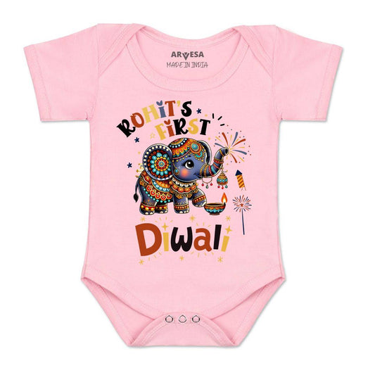 Arvesa My First Diwali  Baby Boy & Girl Dress