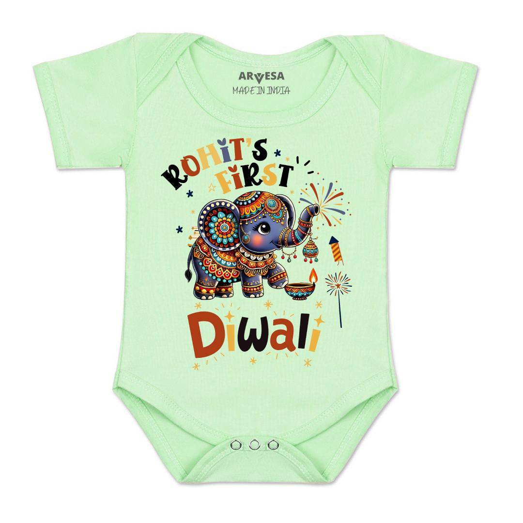 Arvesa My First Diwali  Baby Boy & Girl Dress