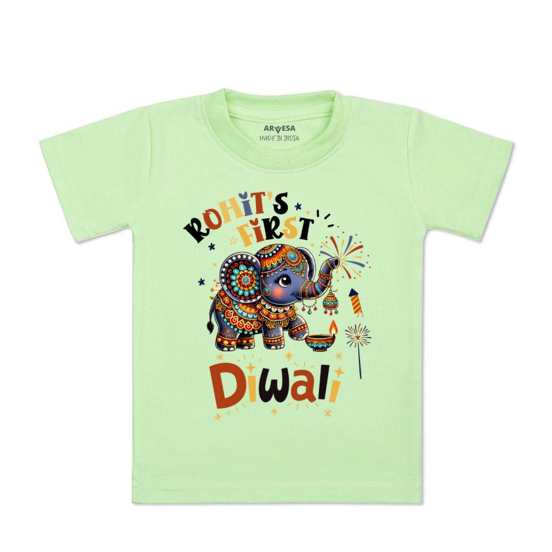 Arvesa My First Diwali  Baby Boy & Girl Dress