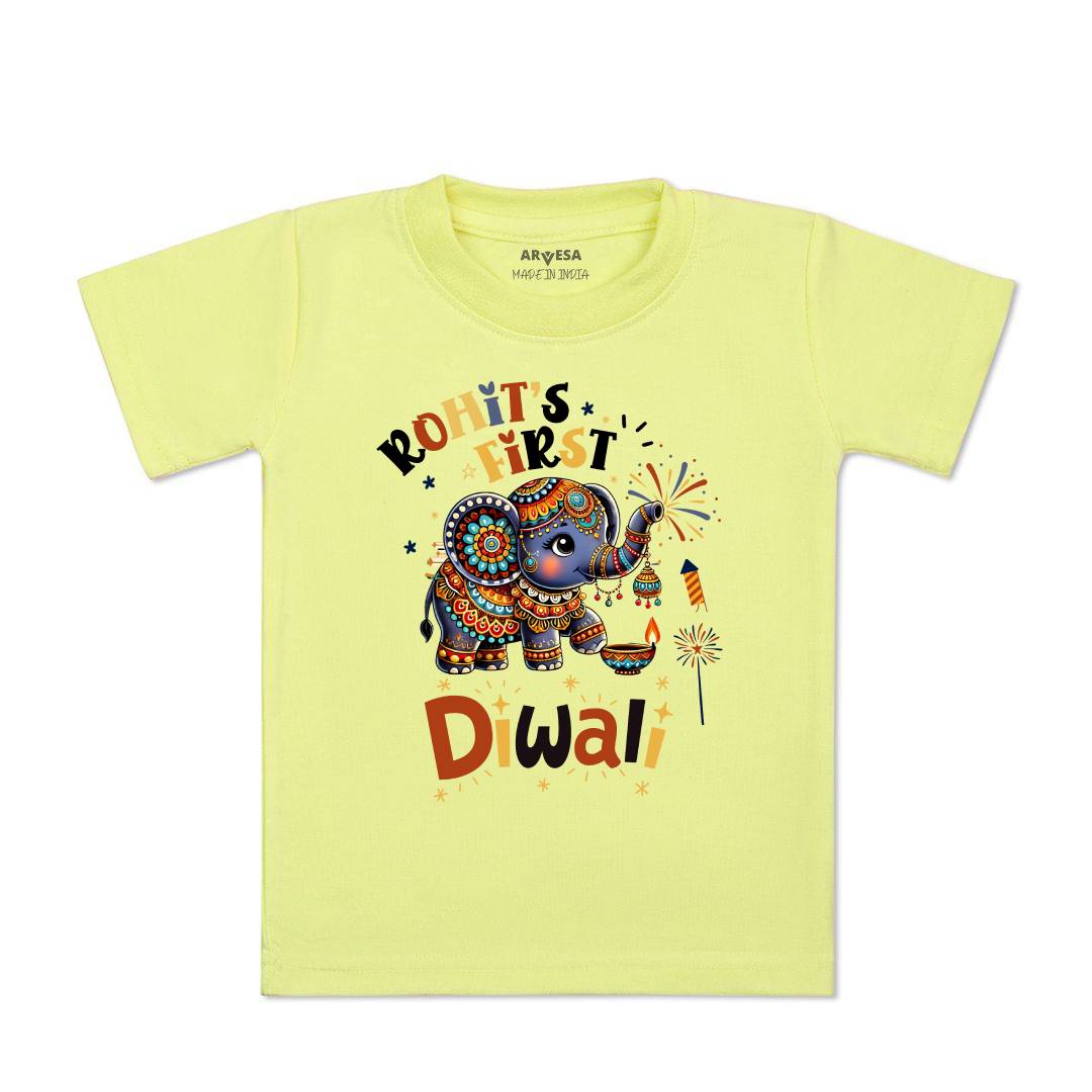 Arvesa My First Diwali  Baby Boy & Girl Dress