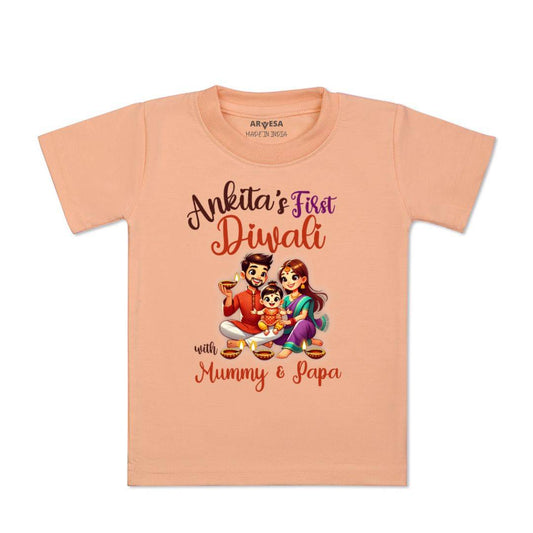 Arvesa My First Diwali  Baby Boy & Girl Dress