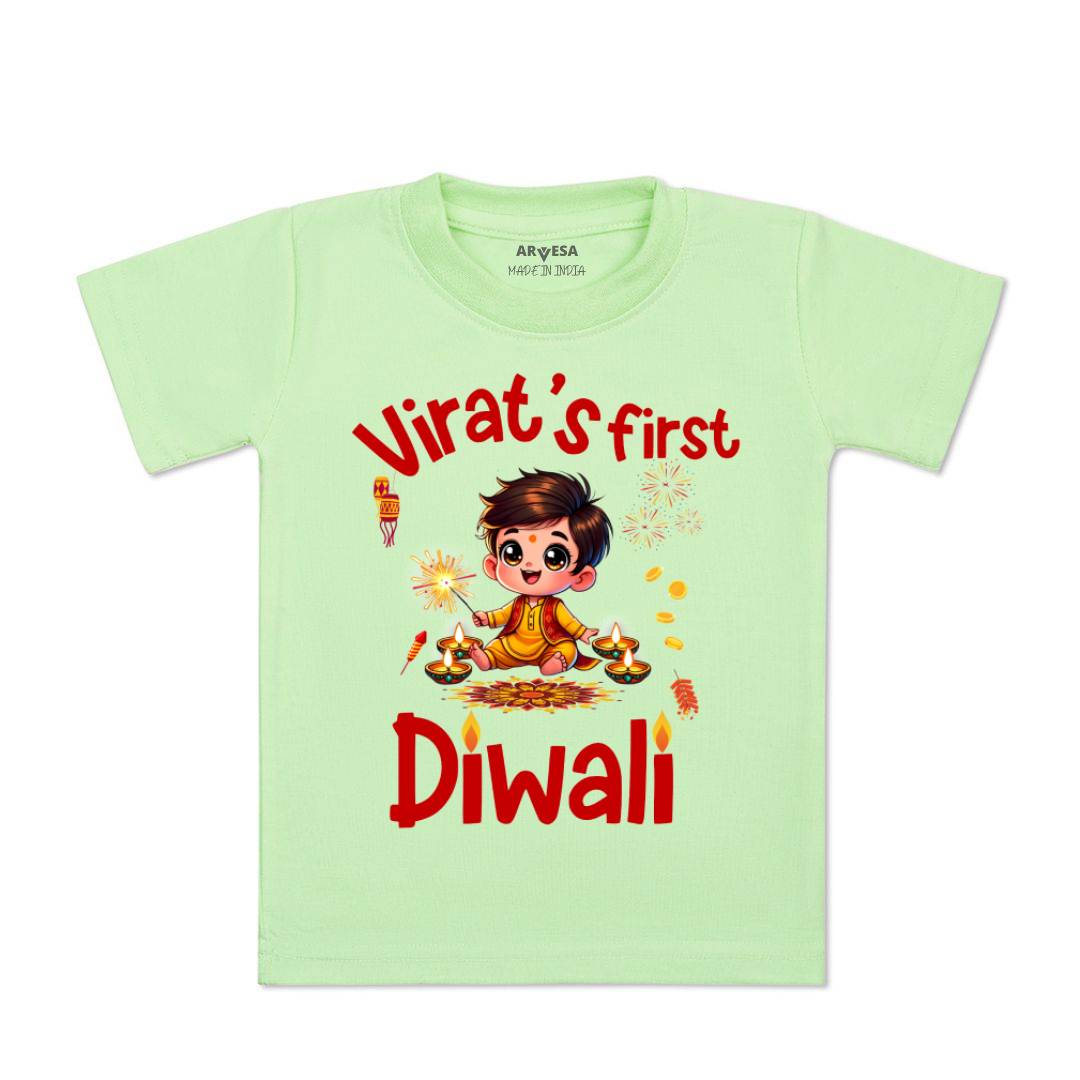 Arvesa My First Diwali  Baby Boy & Girl Dress