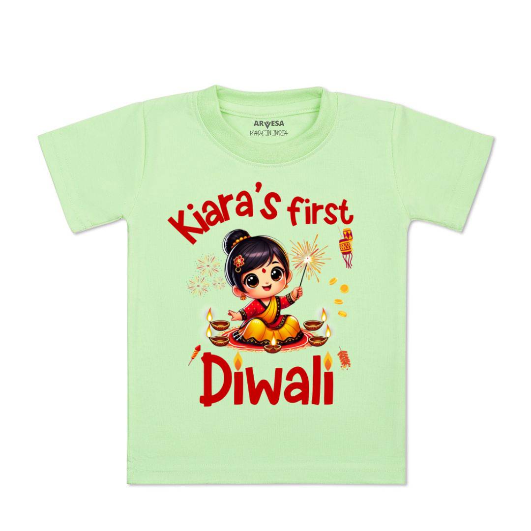 Arvesa My First Diwali  Baby Boy & Girl Dress