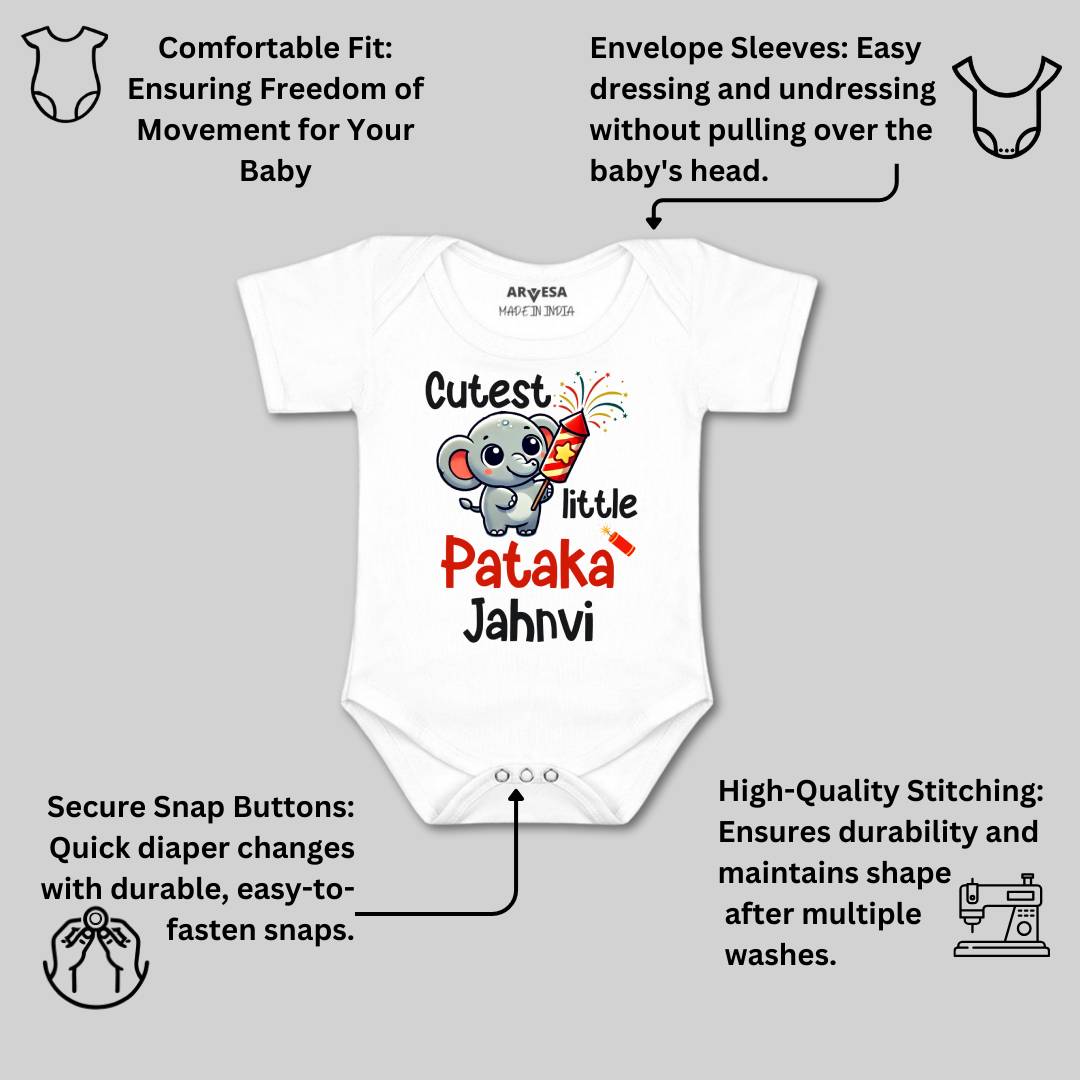 Arvesa My First Diwali  Baby Boy & Girl Dress