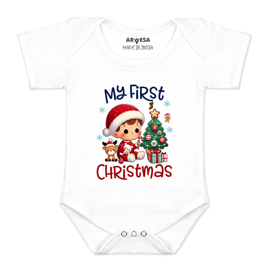 Arvesa R-1760 My First Christmas Baby Outfit.