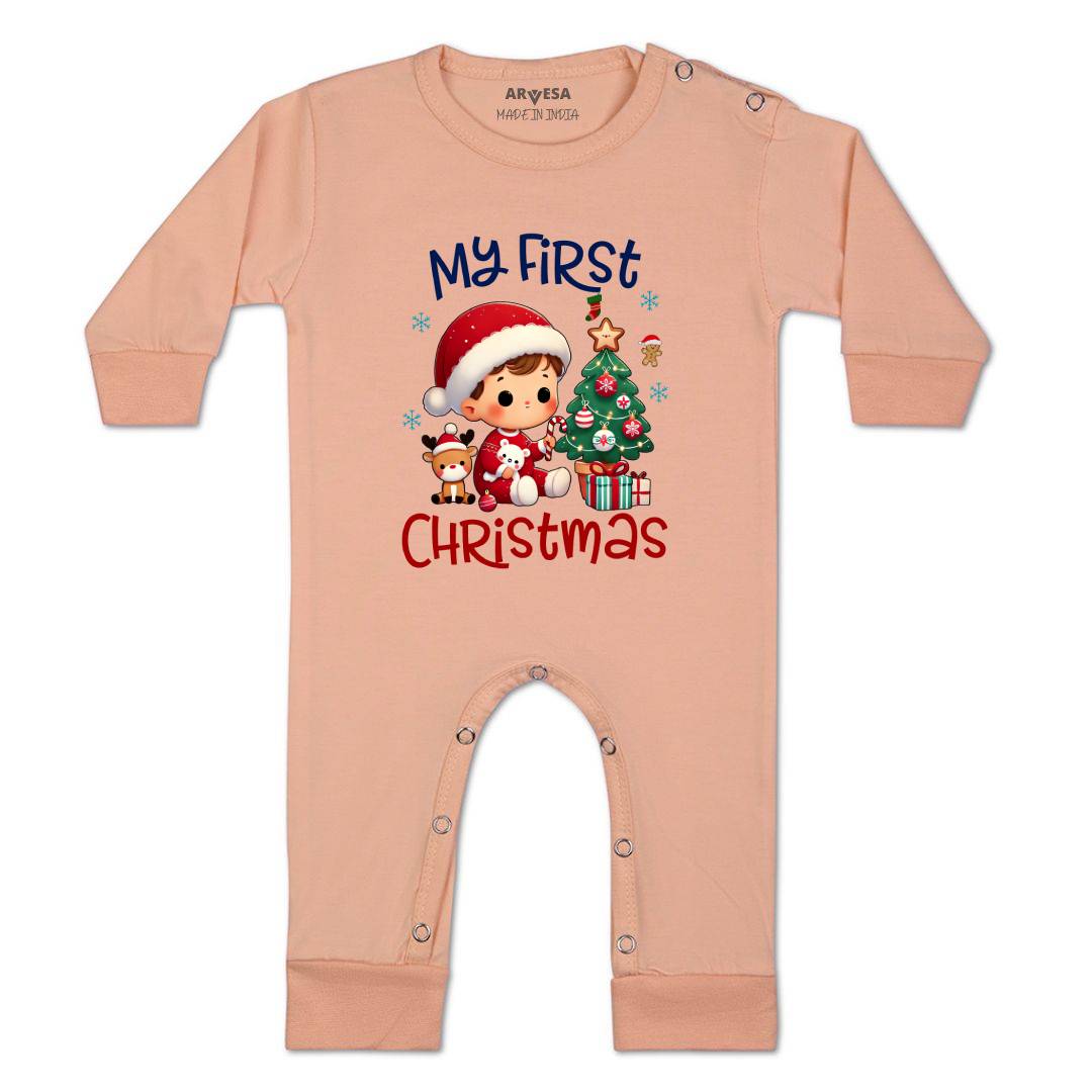 Arvesa R-1760 My First Christmas Baby Outfit.
