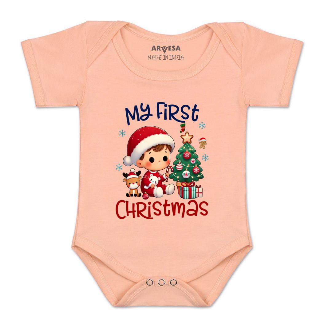 Arvesa R-1760 My First Christmas Baby Outfit.