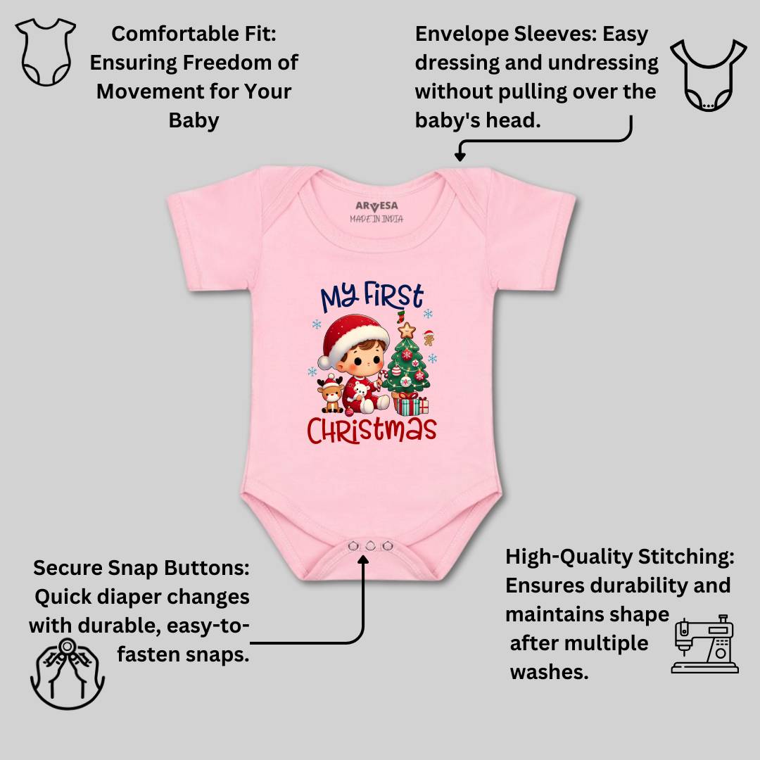 Arvesa R-1760 My First Christmas Baby Outfit.