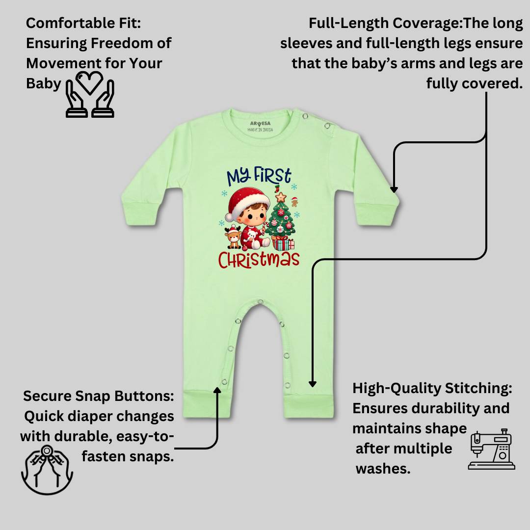 Arvesa R-1760 My First Christmas Baby Outfit.