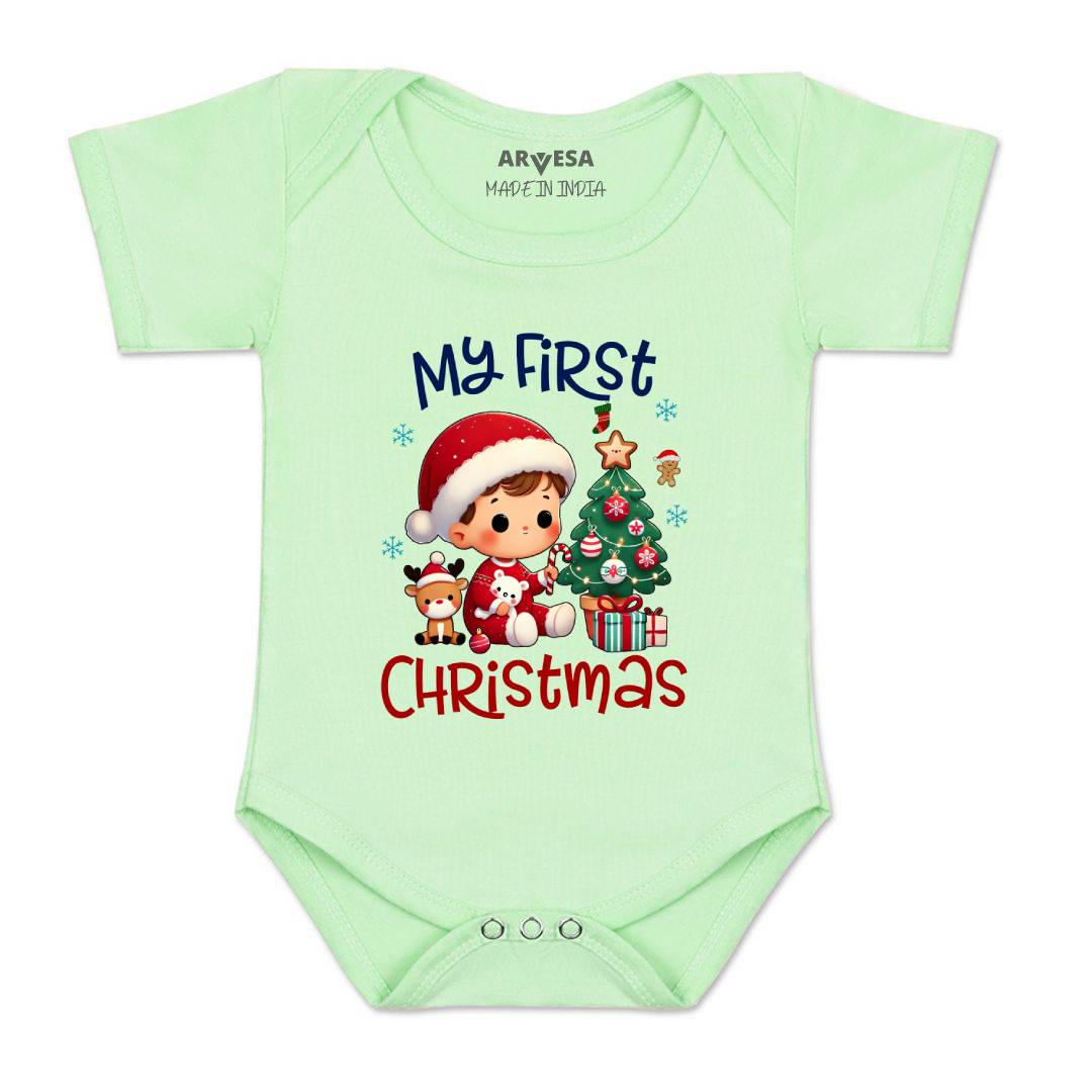 Arvesa R-1760 My First Christmas Baby Outfit.