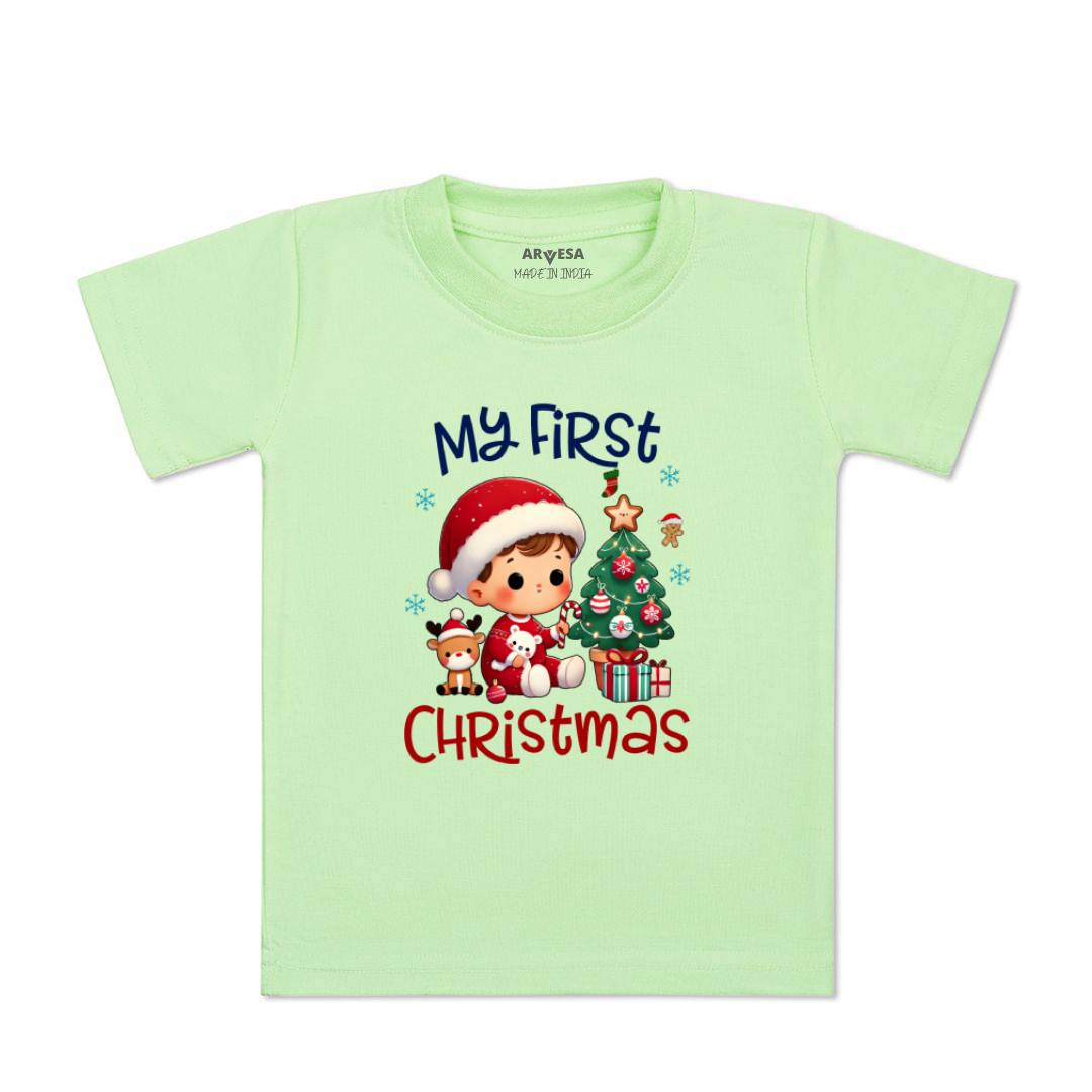 Arvesa R-1760 My First Christmas Baby Outfit.