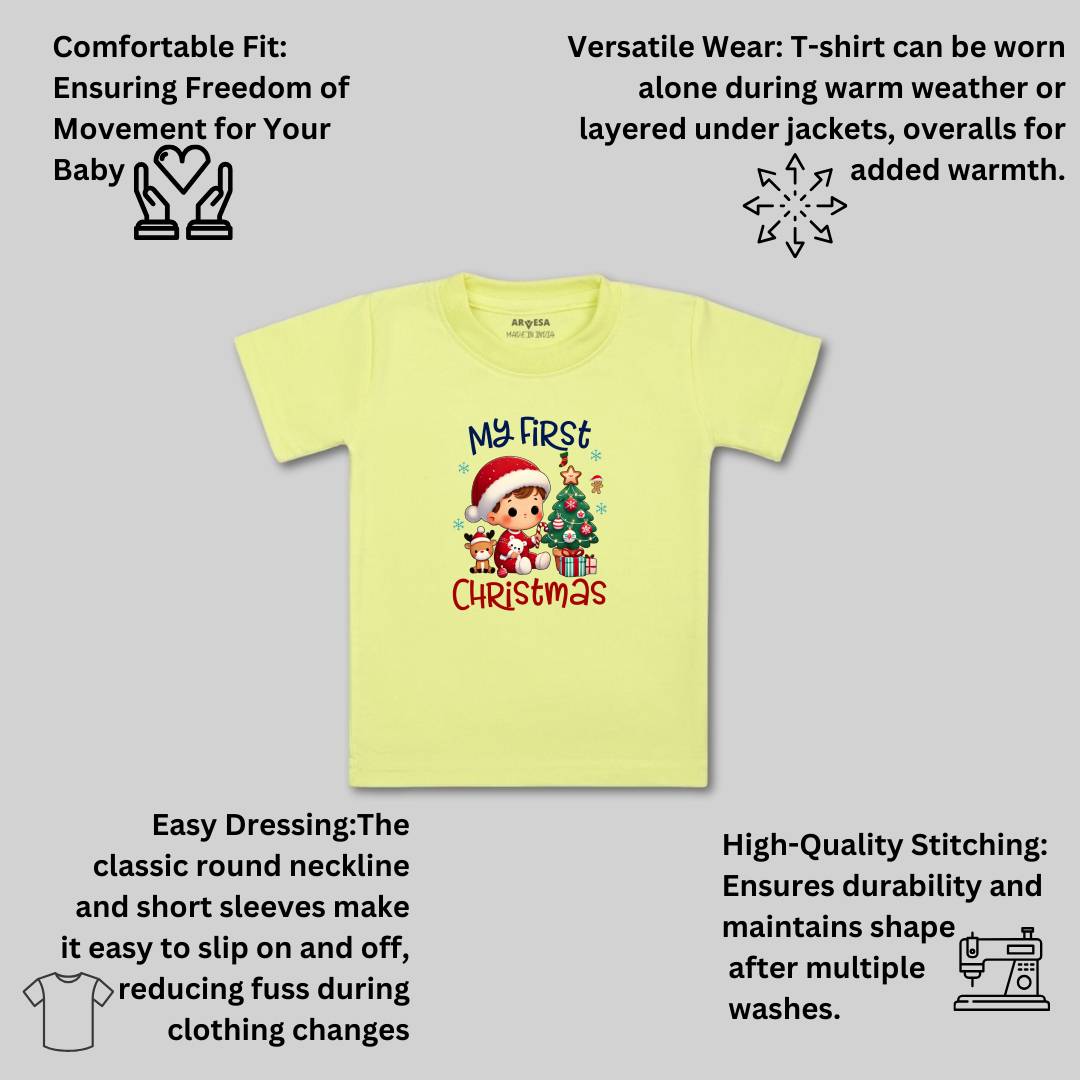 Arvesa R-1760 My First Christmas Baby Outfit.
