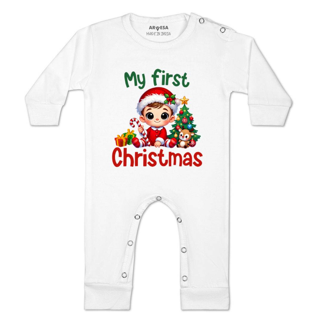 Arvesa R-1761 My First Christmas Baby Outfit.