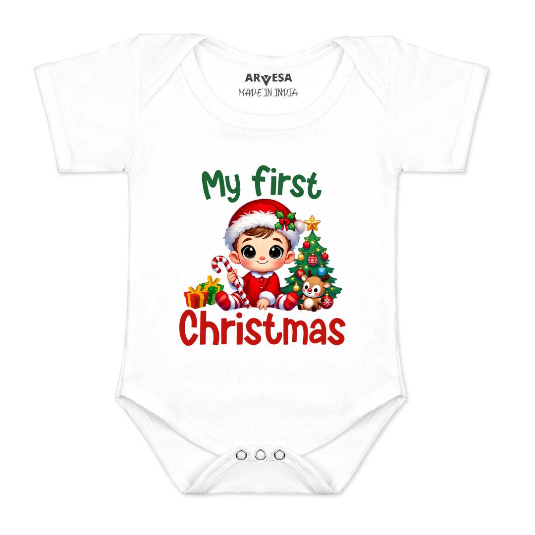 Arvesa R-1761 My First Christmas Baby Outfit.