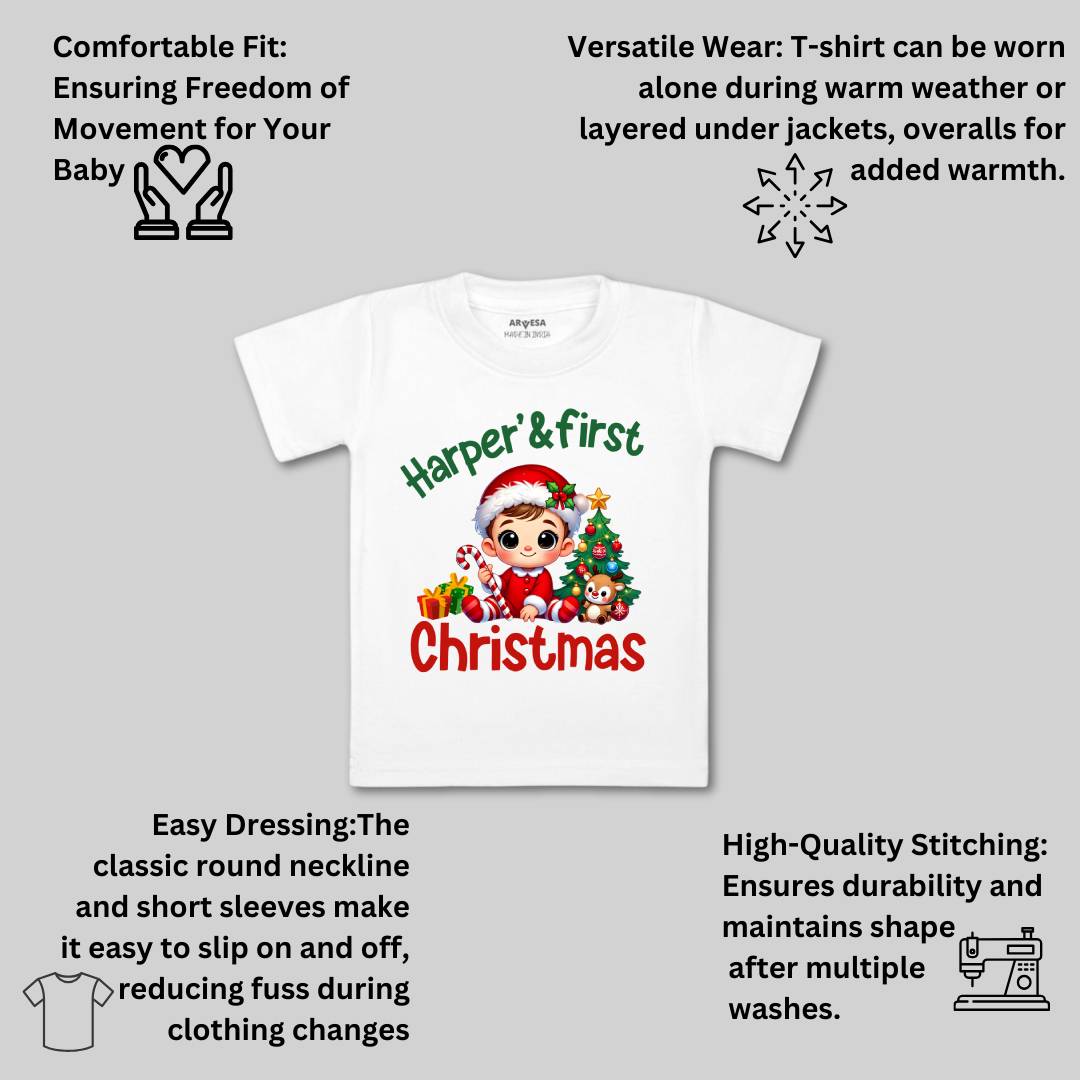 Arvesa My First Christmas  Baby Boy & Girl Dress