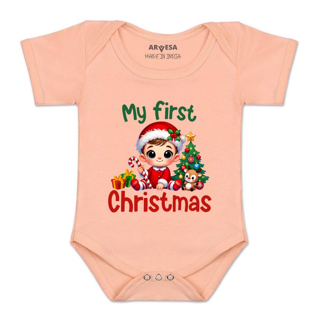 Arvesa R-1761 My First Christmas Baby Outfit.