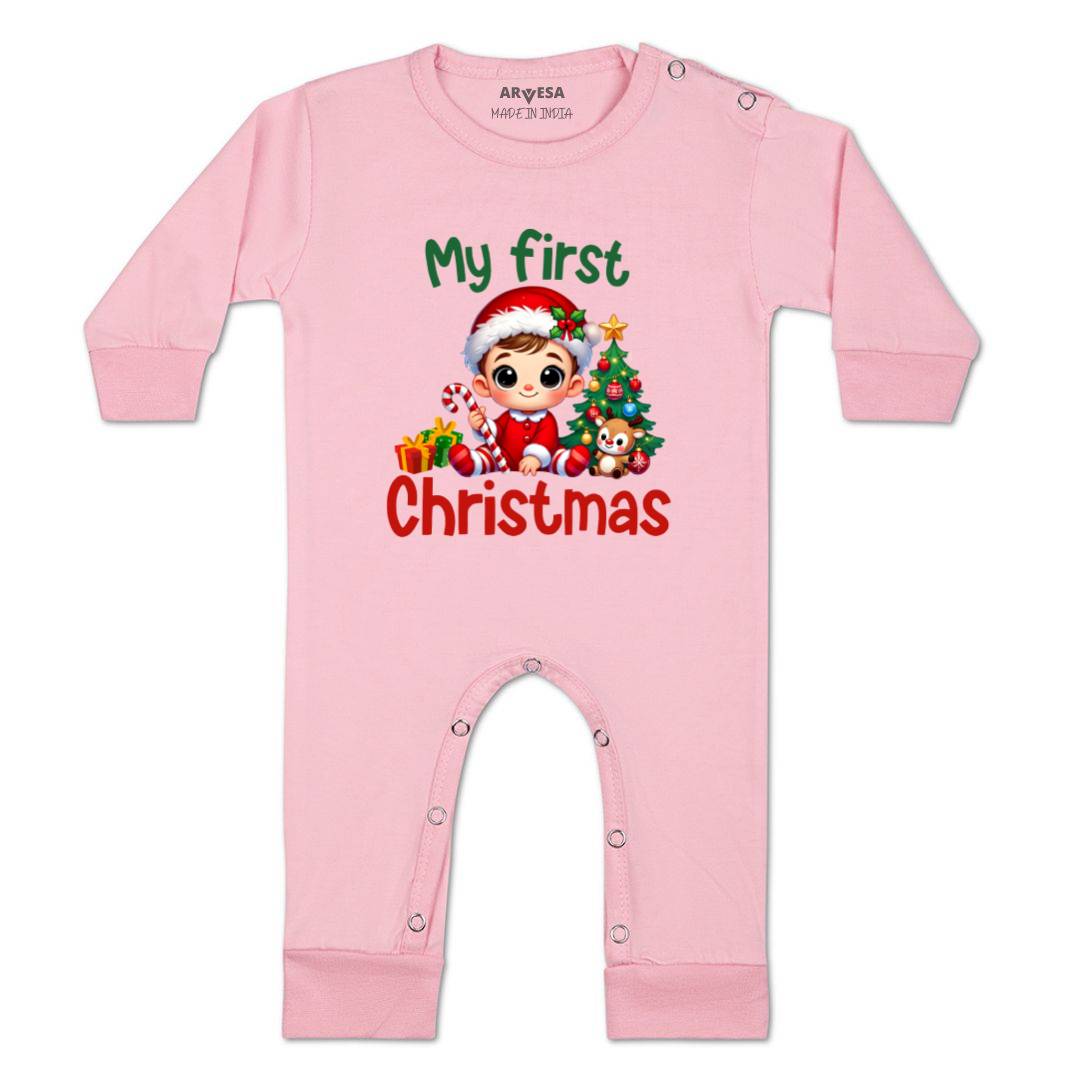 Arvesa R-1761 My First Christmas Baby Outfit.