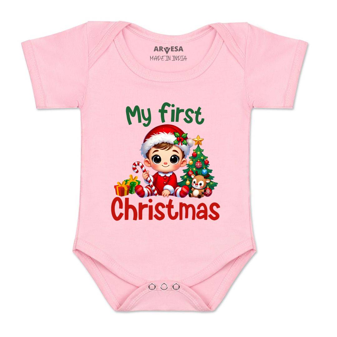 Arvesa R-1761 My First Christmas Baby Outfit.