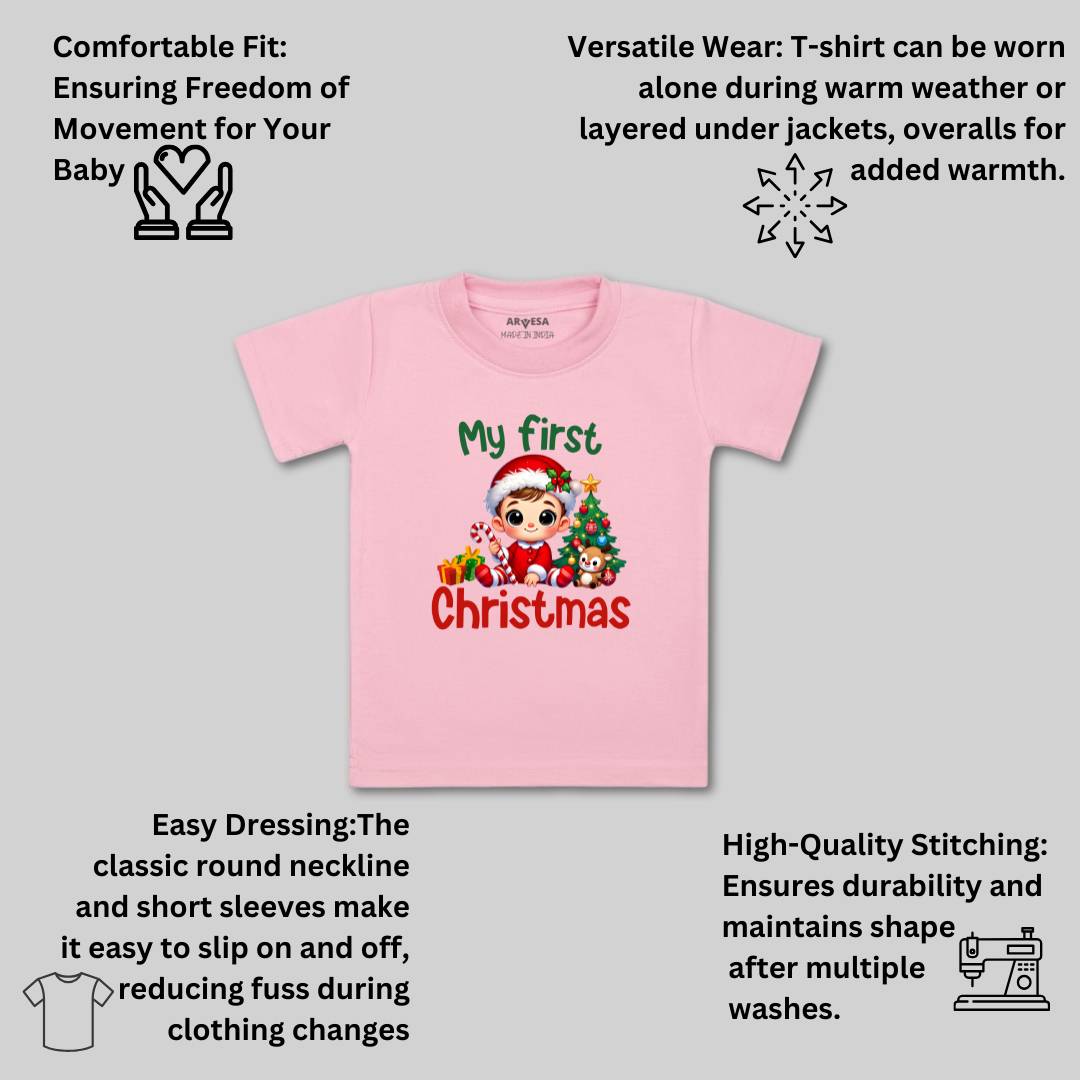 Arvesa R-1761 My First Christmas Baby Outfit.