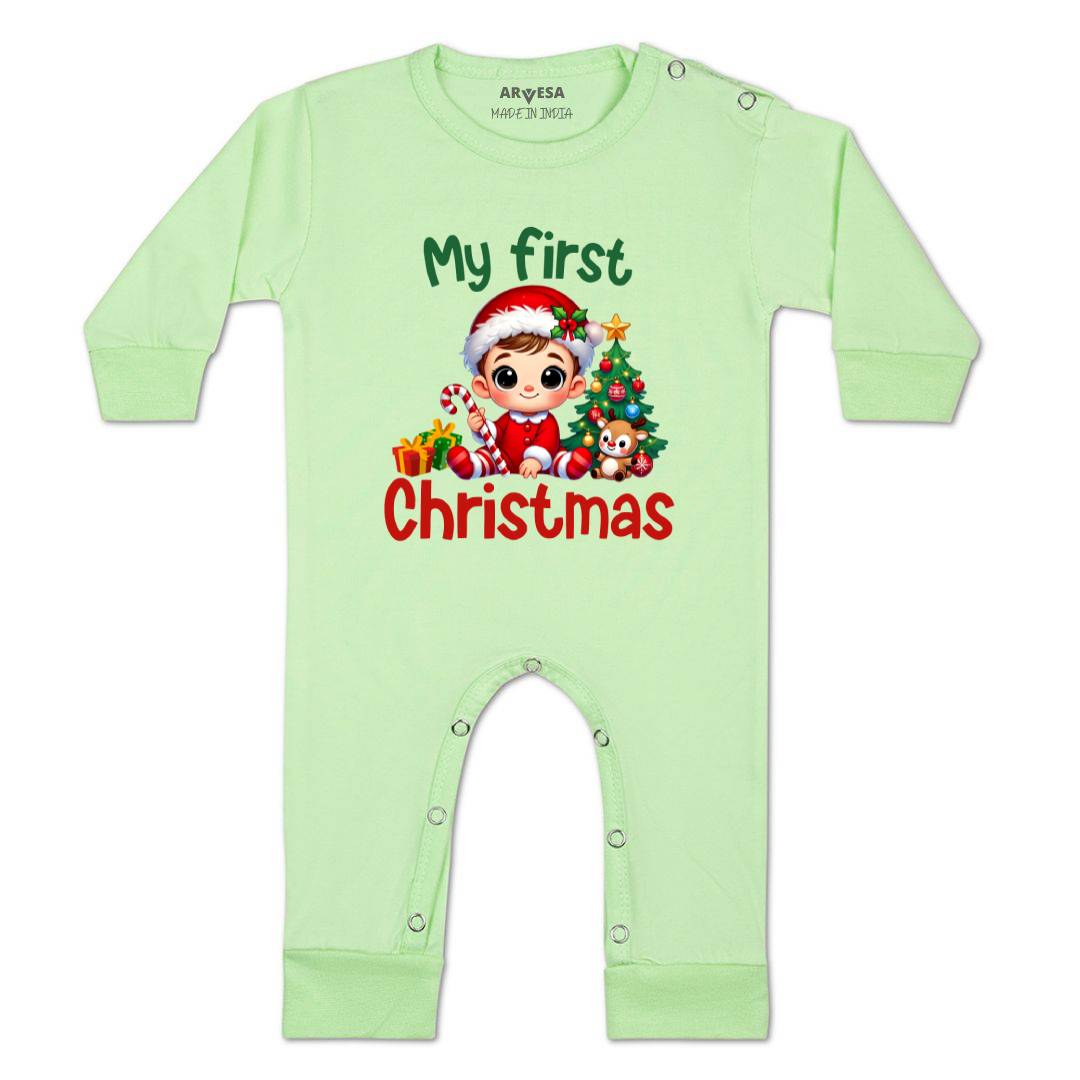 Arvesa R-1761 My First Christmas Baby Outfit.