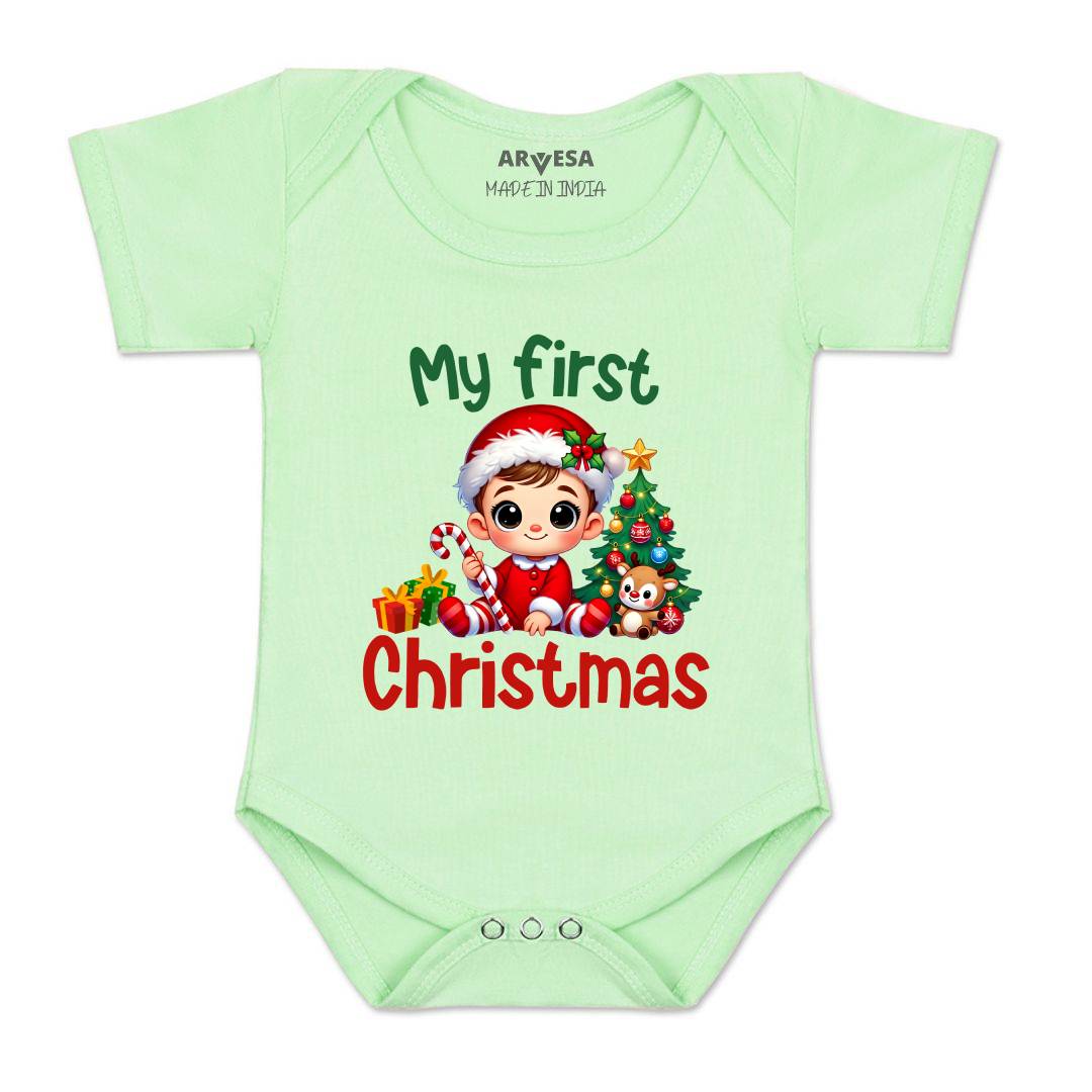 Arvesa R-1761 My First Christmas Baby Outfit.