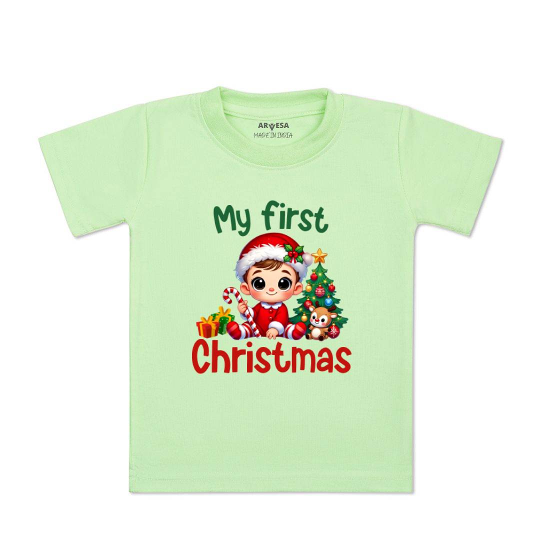 Arvesa R-1761 My First Christmas Baby Outfit.