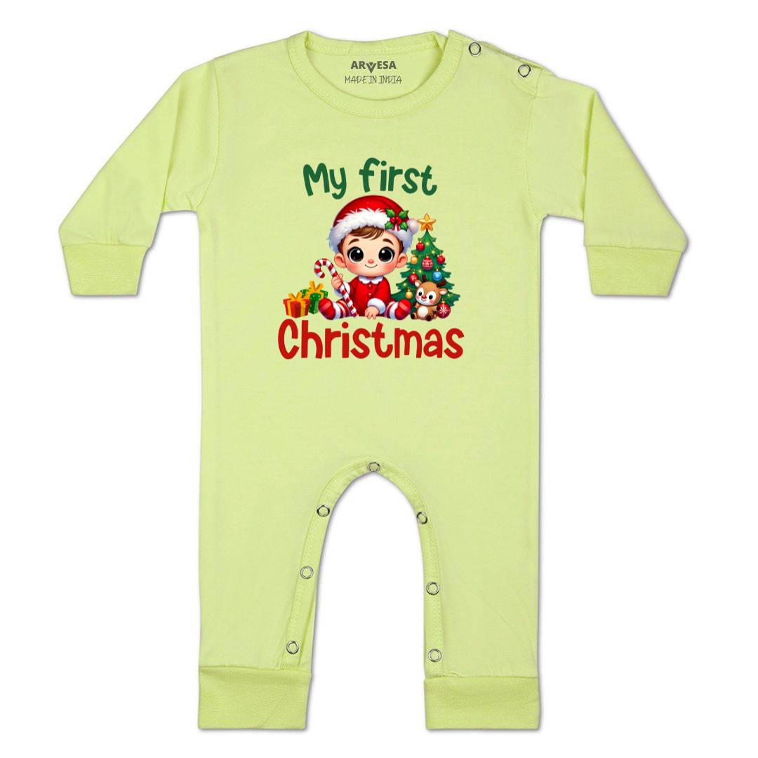 Arvesa R-1761 My First Christmas Baby Outfit.