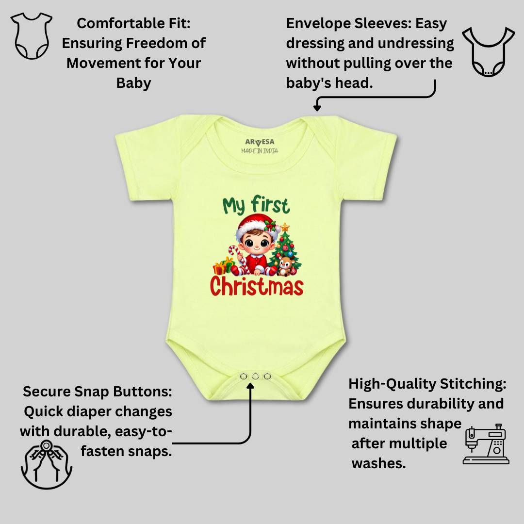 Arvesa R-1761 My First Christmas Baby Outfit.
