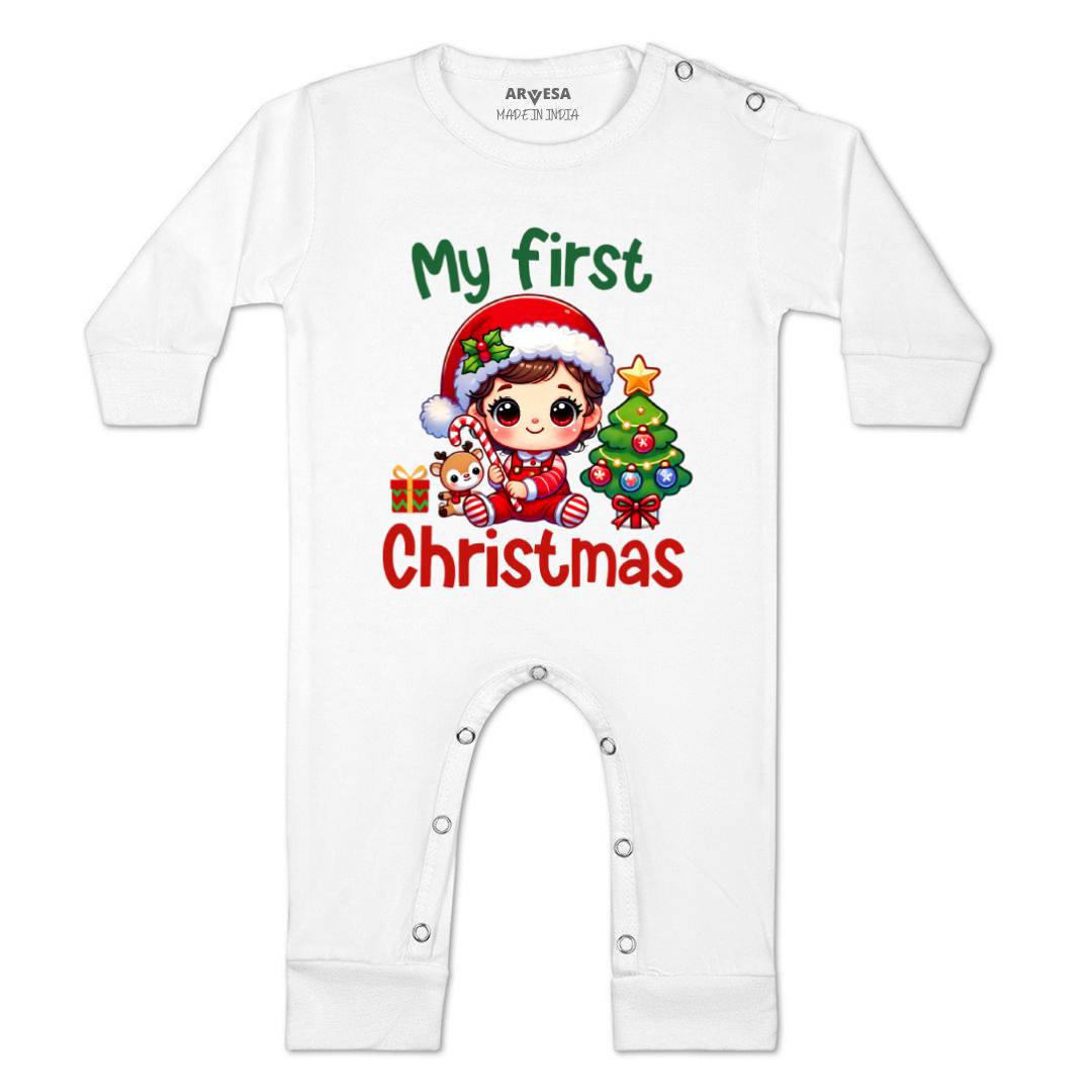Arvesa R-1762 My First Christmas Baby Outfit.