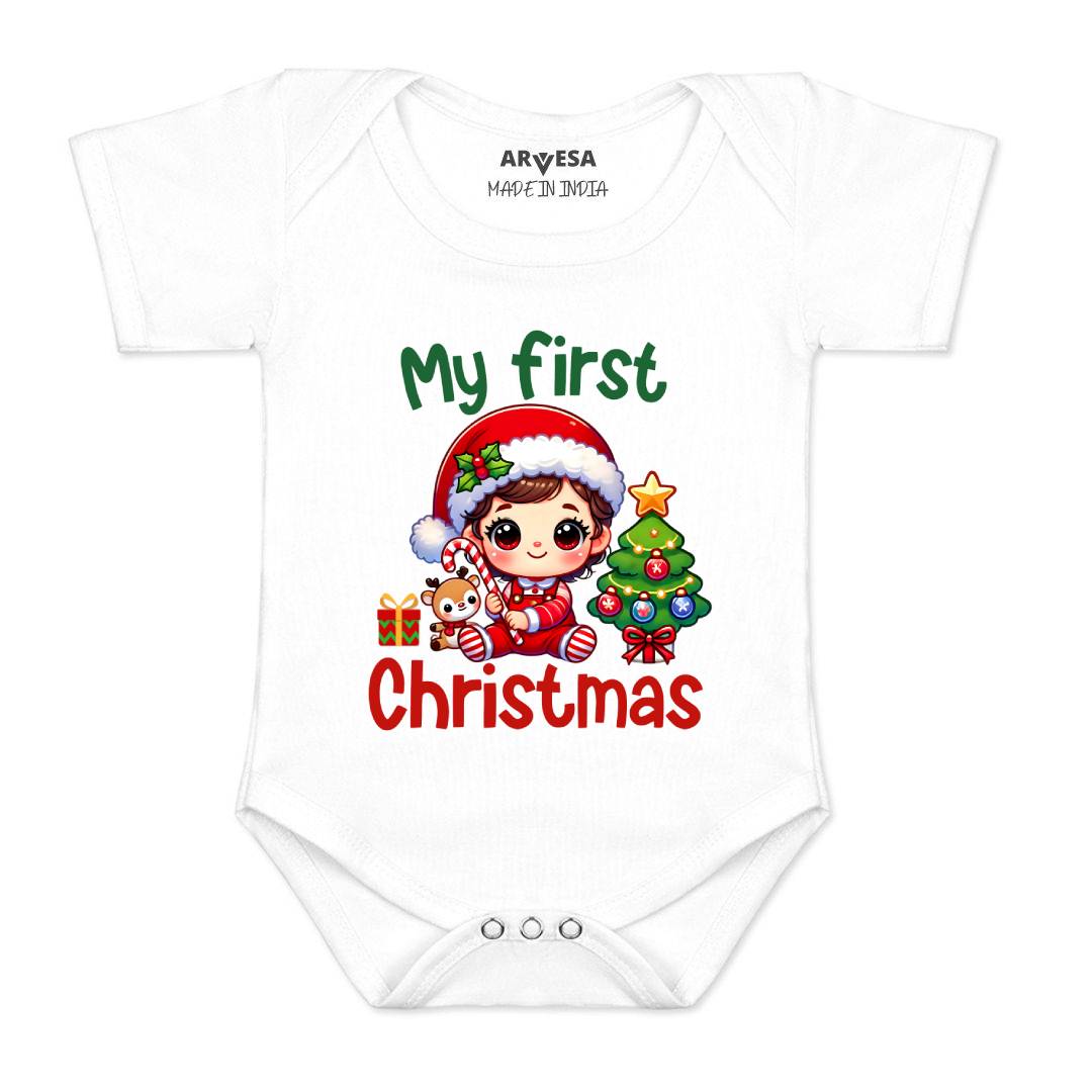 Arvesa R-1762 My First Christmas Baby Outfit.