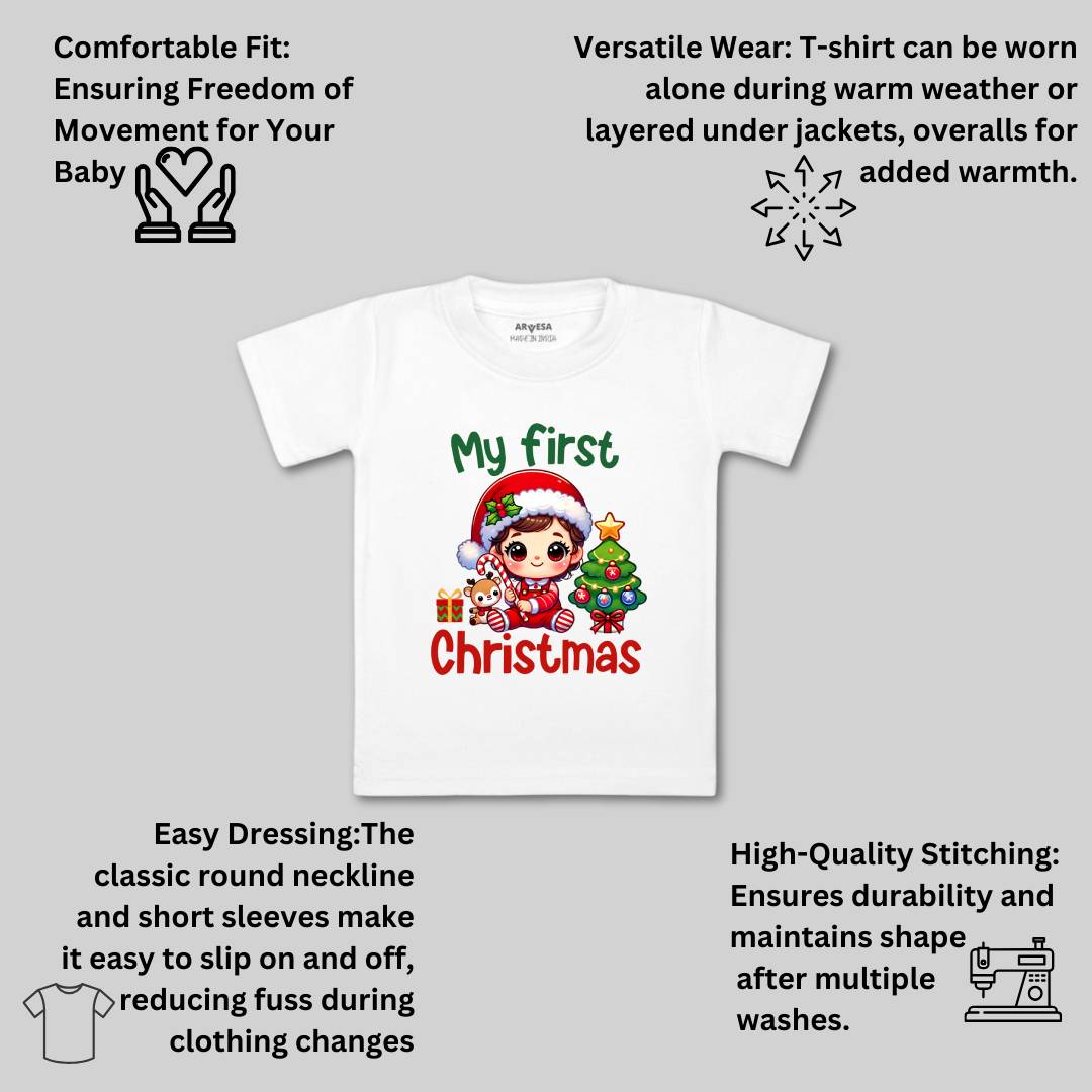 Arvesa R-1762 My First Christmas Baby Outfit.