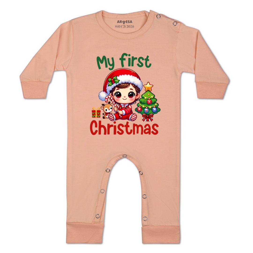Arvesa R-1762 My First Christmas Baby Outfit.
