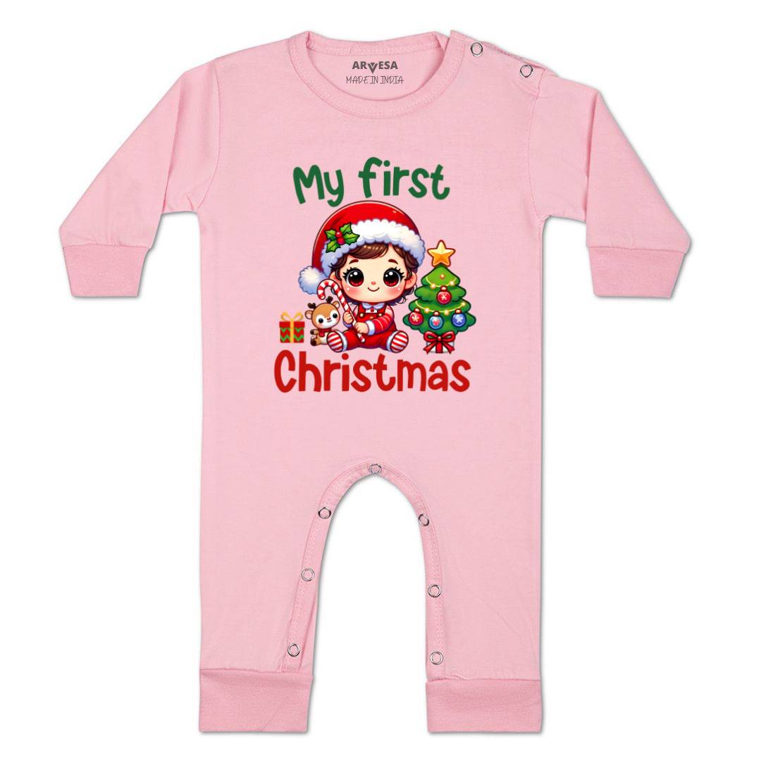 Arvesa R-1762 My First Christmas Baby Outfit.