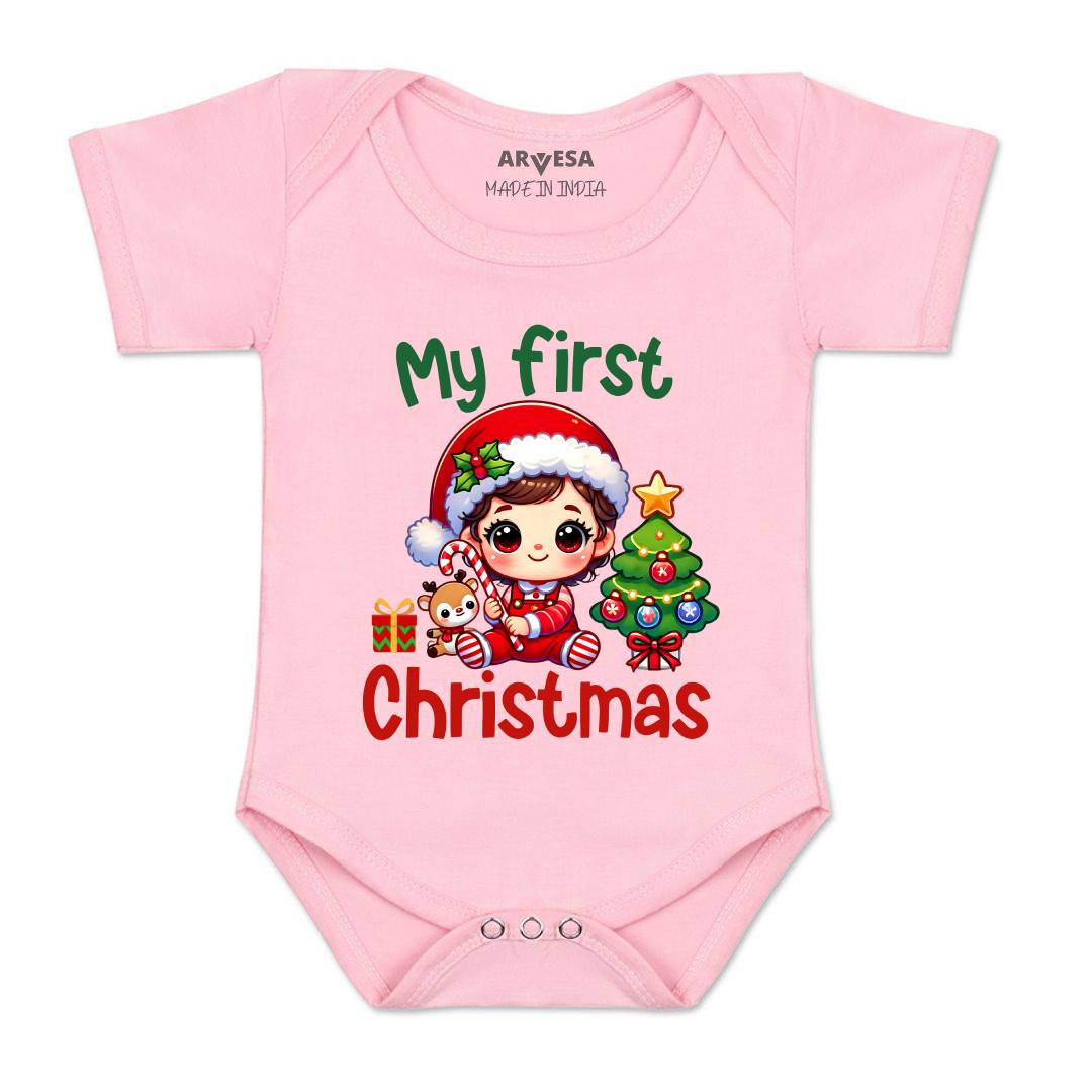 Arvesa R-1762 My First Christmas Baby Outfit.