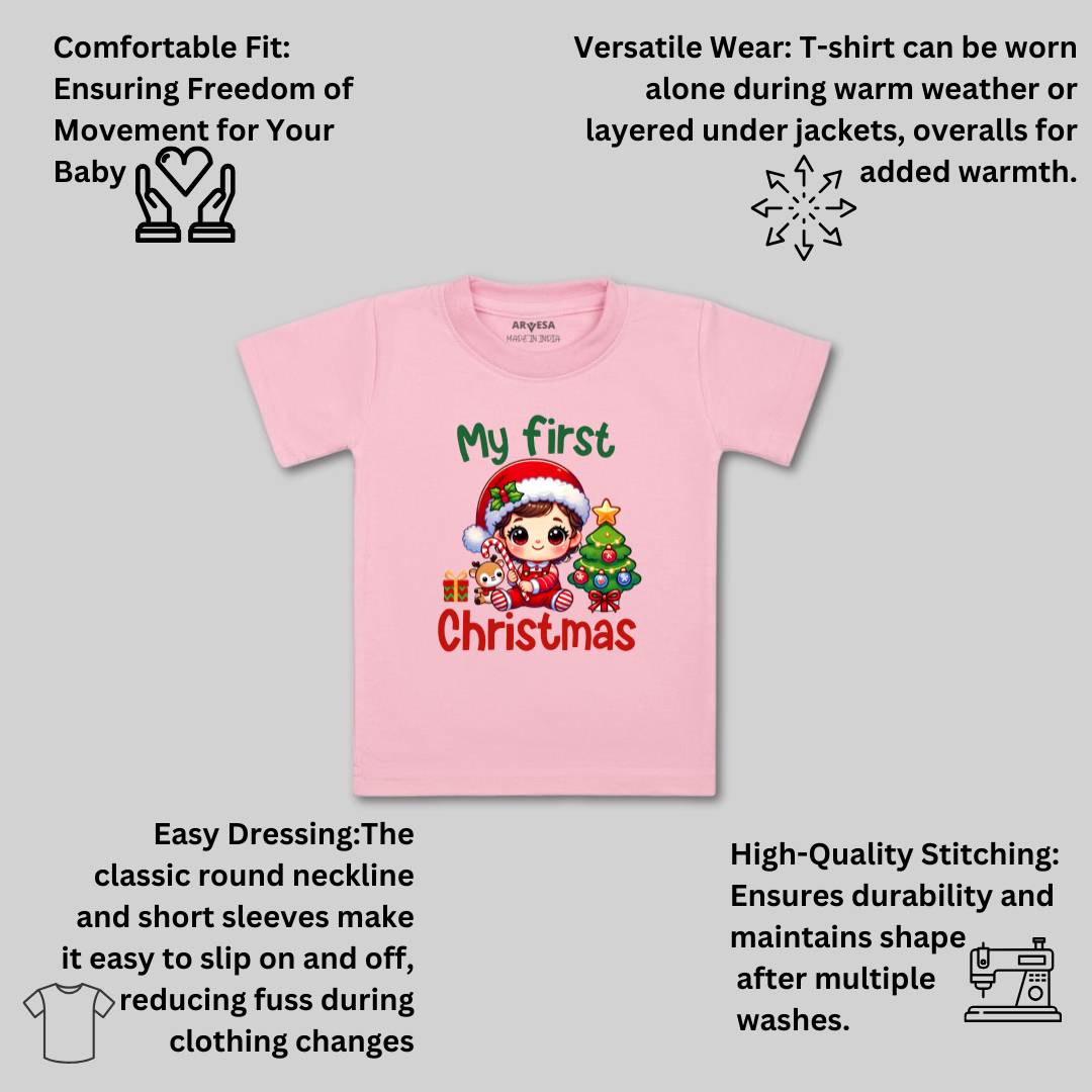 Arvesa R-1762 My First Christmas Baby Outfit.