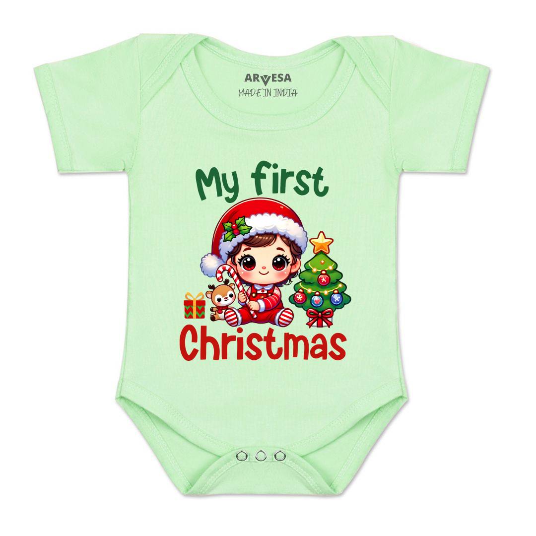 Arvesa R-1762 My First Christmas Baby Outfit.