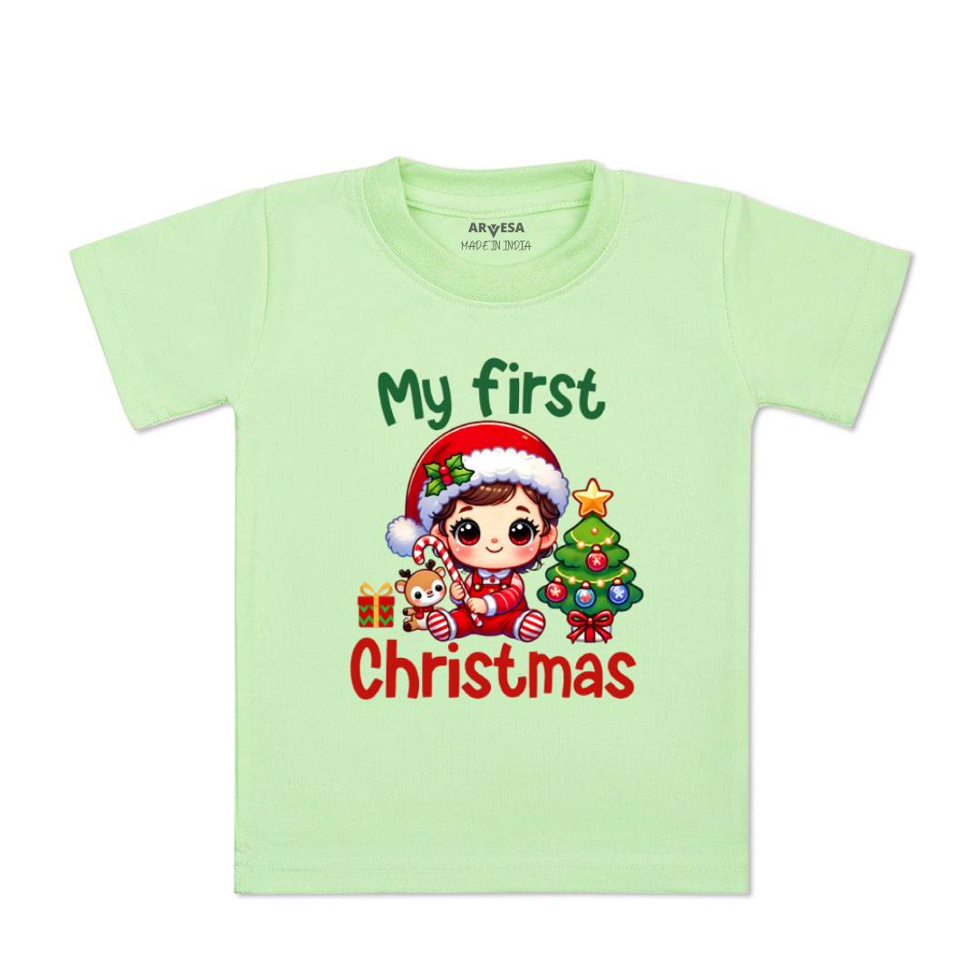 Arvesa R-1762 My First Christmas Baby Outfit.