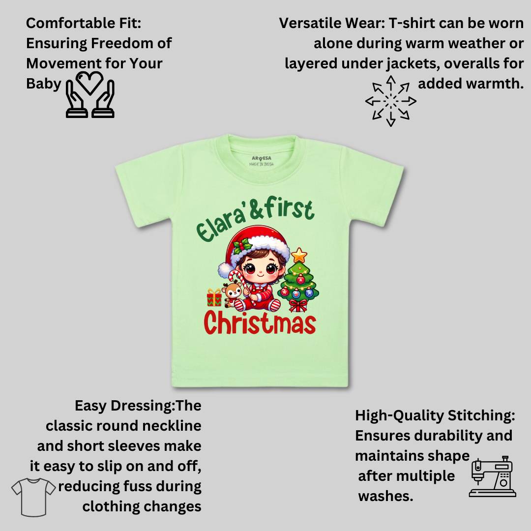 Arvesa My First Christmas  Baby Boy & Girl Dress