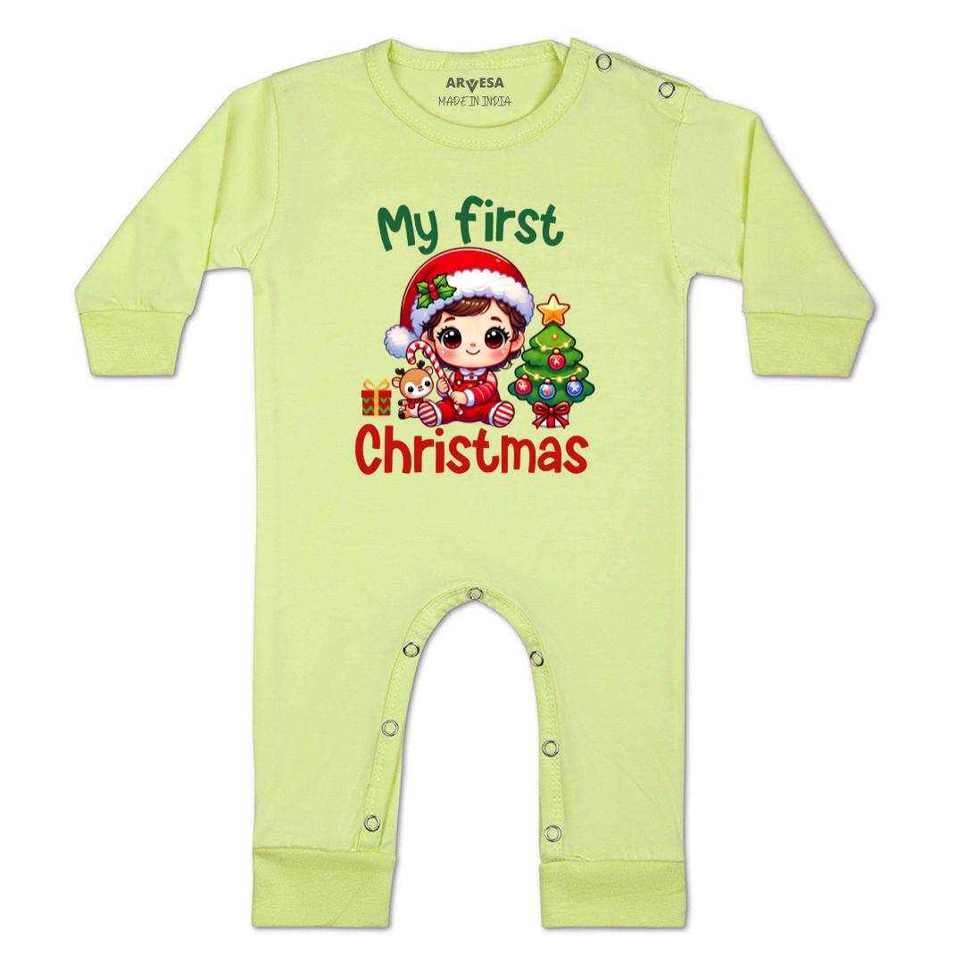 Arvesa R-1762 My First Christmas Baby Outfit.