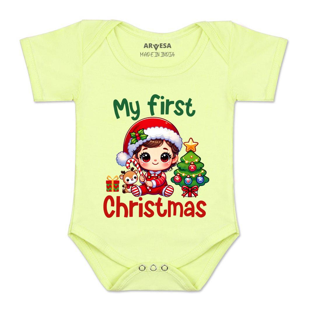 Arvesa R-1762 My First Christmas Baby Outfit.