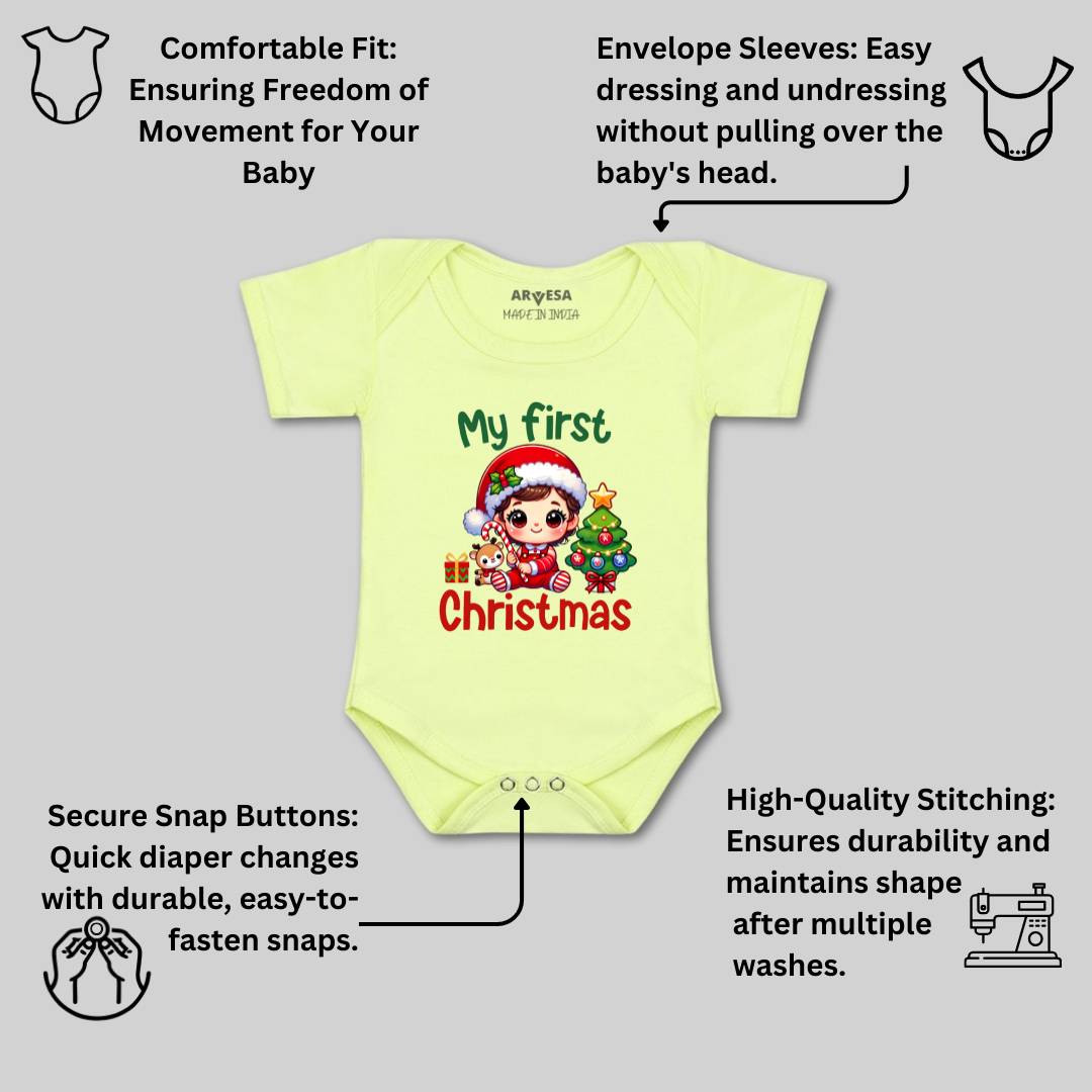 Arvesa R-1762 My First Christmas Baby Outfit.