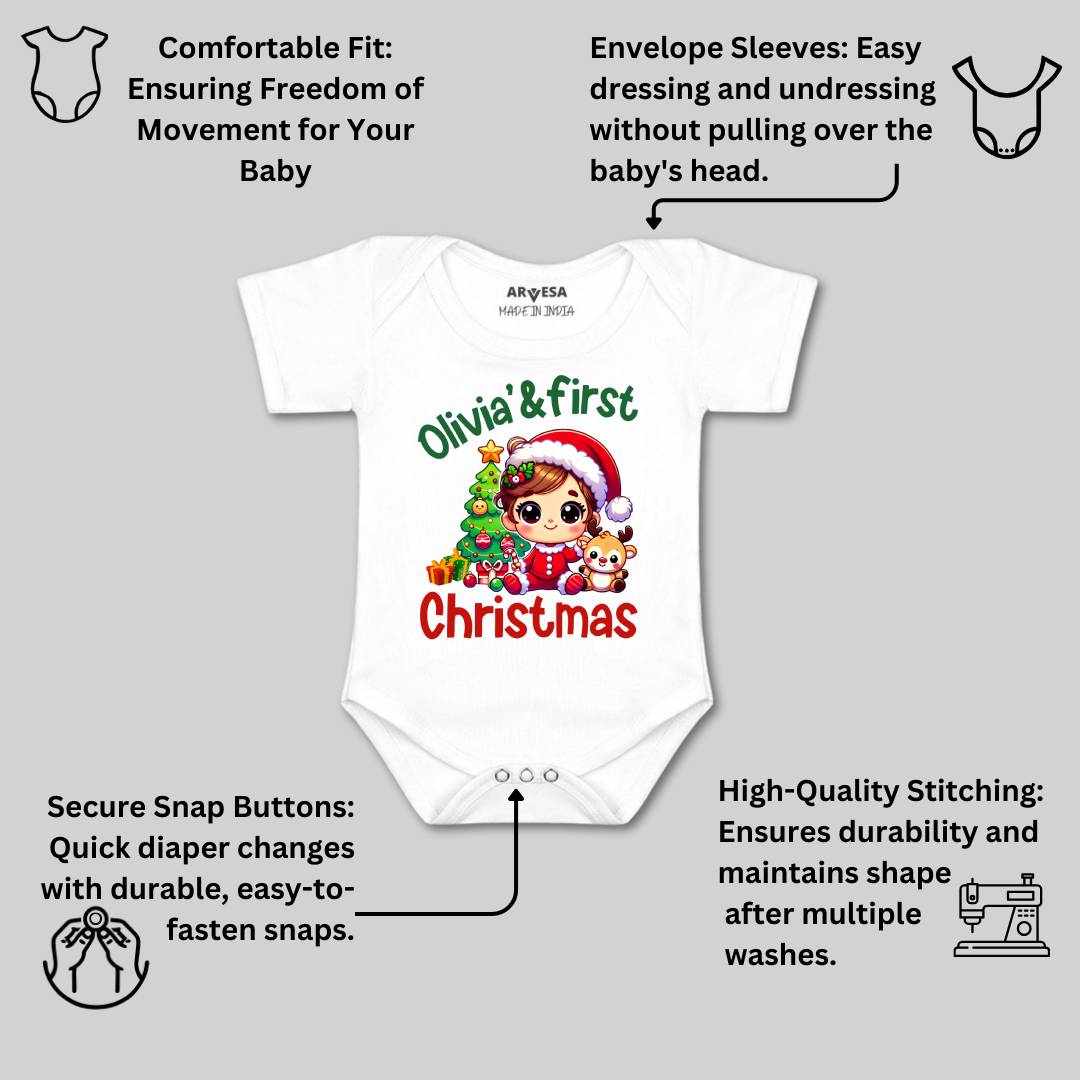 Arvesa My First Christmas  Baby Boy & Girl Dress