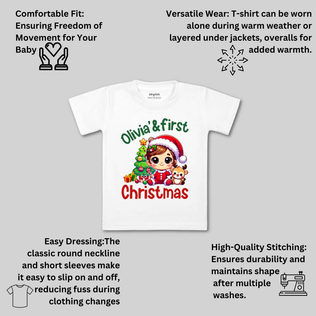 Arvesa My First Christmas  Baby Boy & Girl Dress