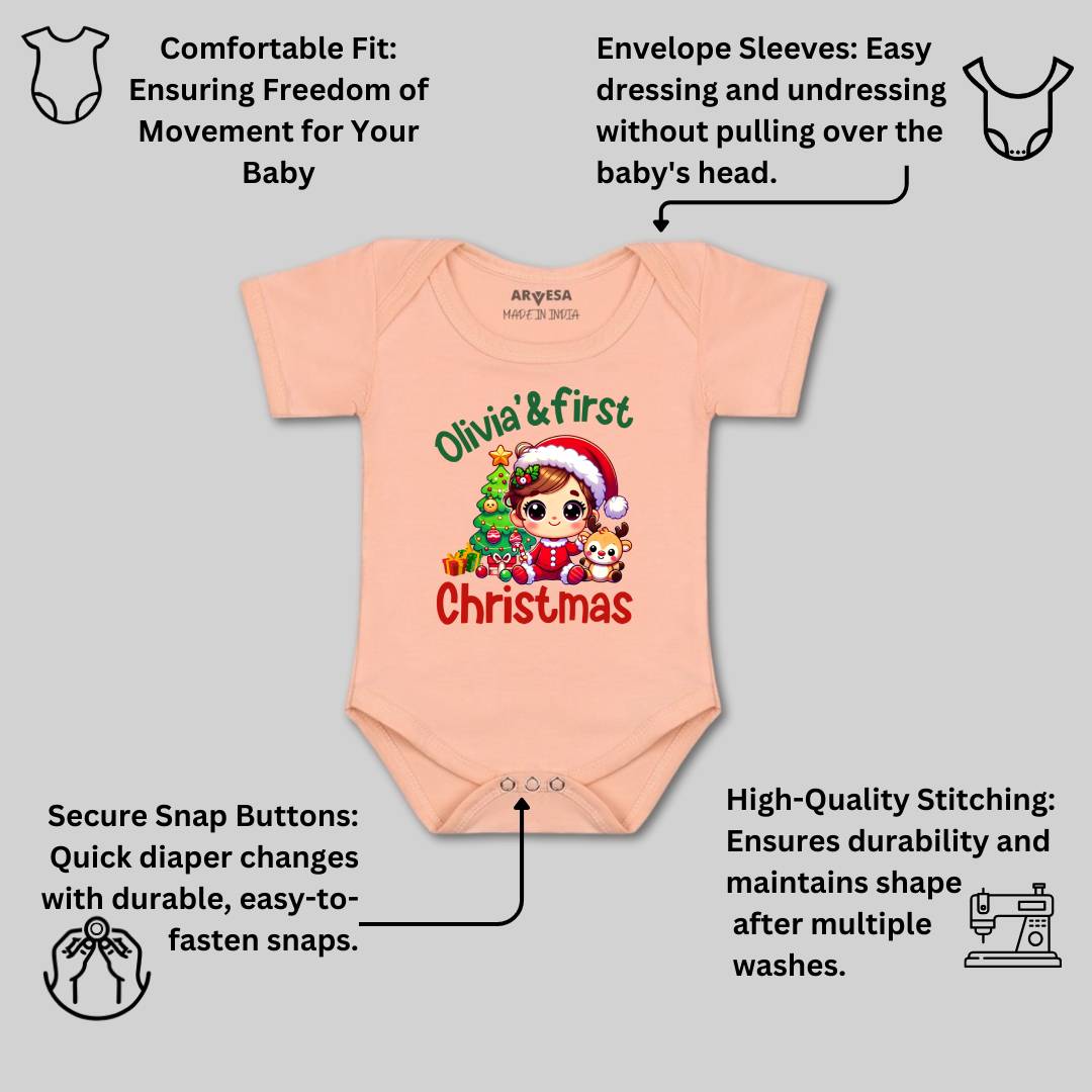 Arvesa My First Christmas  Baby Boy & Girl Dress
