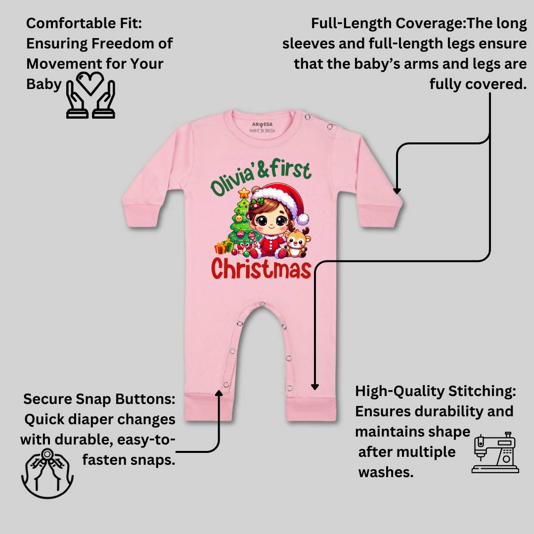 Arvesa My First Christmas  Baby Boy & Girl Dress
